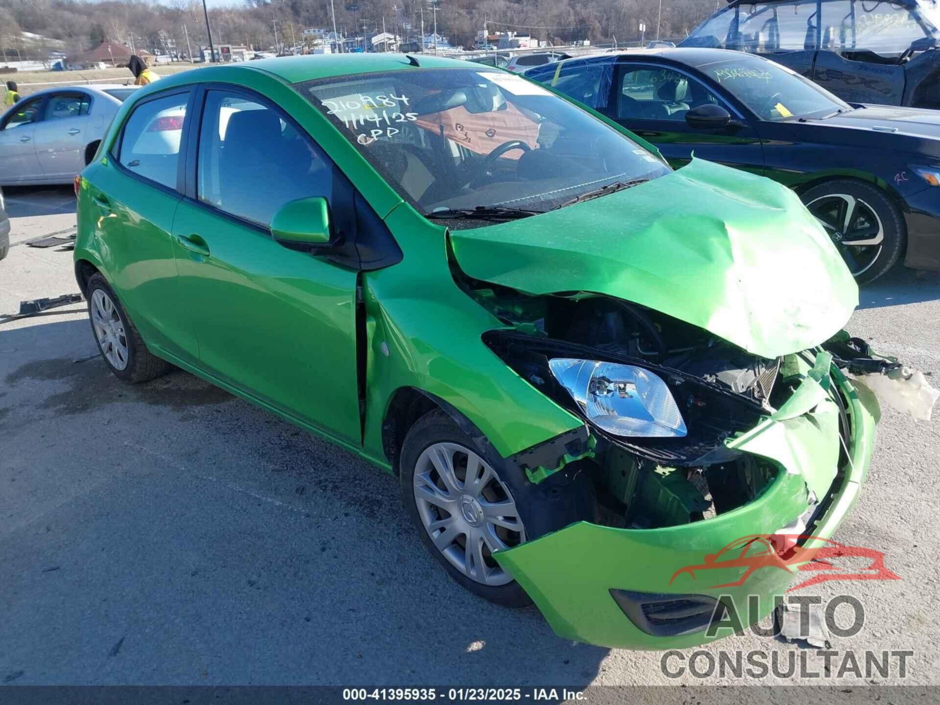 MAZDA MAZDA2 2013 - JM1DE1KY2D0165212