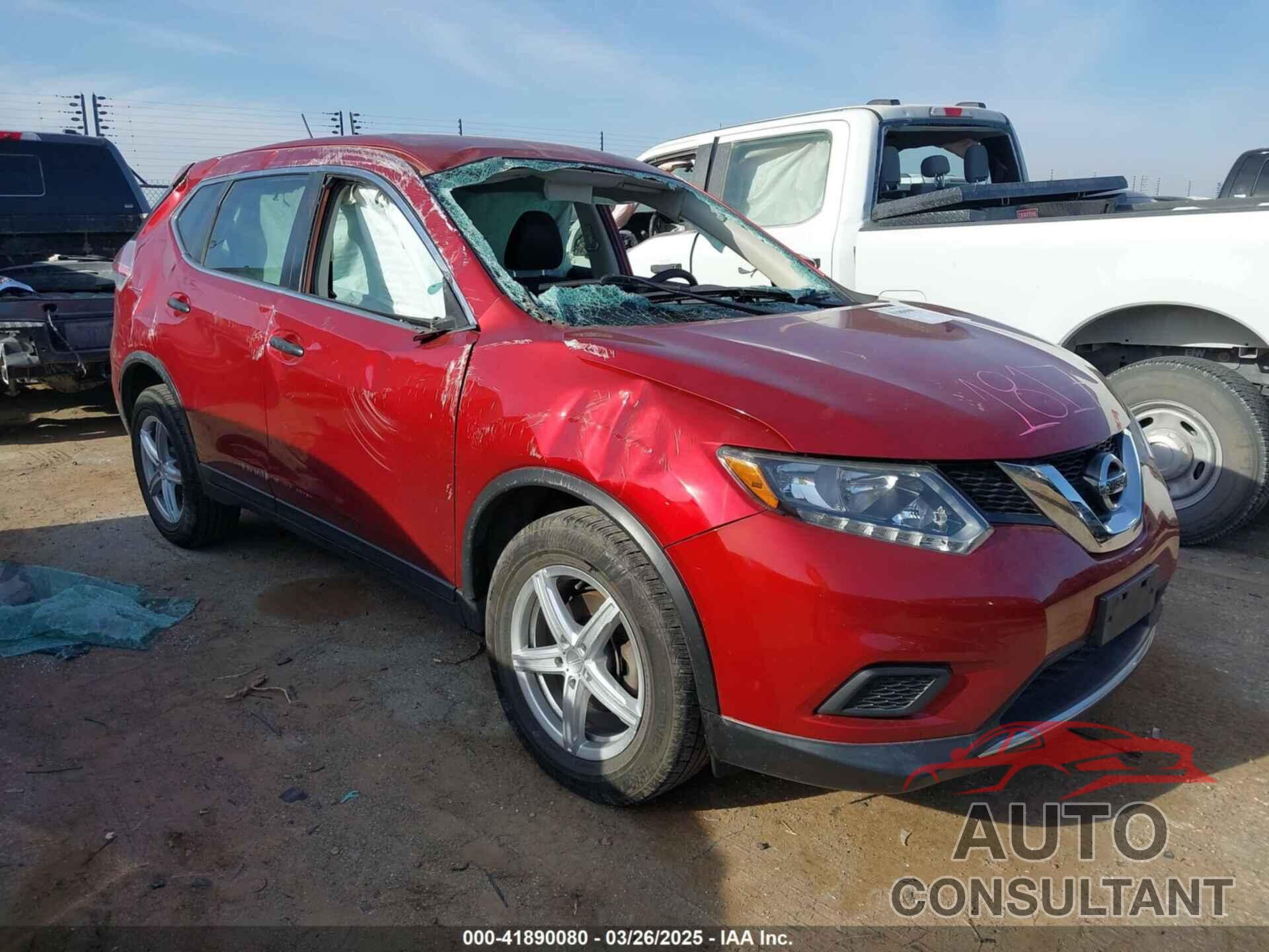 NISSAN ROGUE 2016 - KNMAT2MT3GP681817