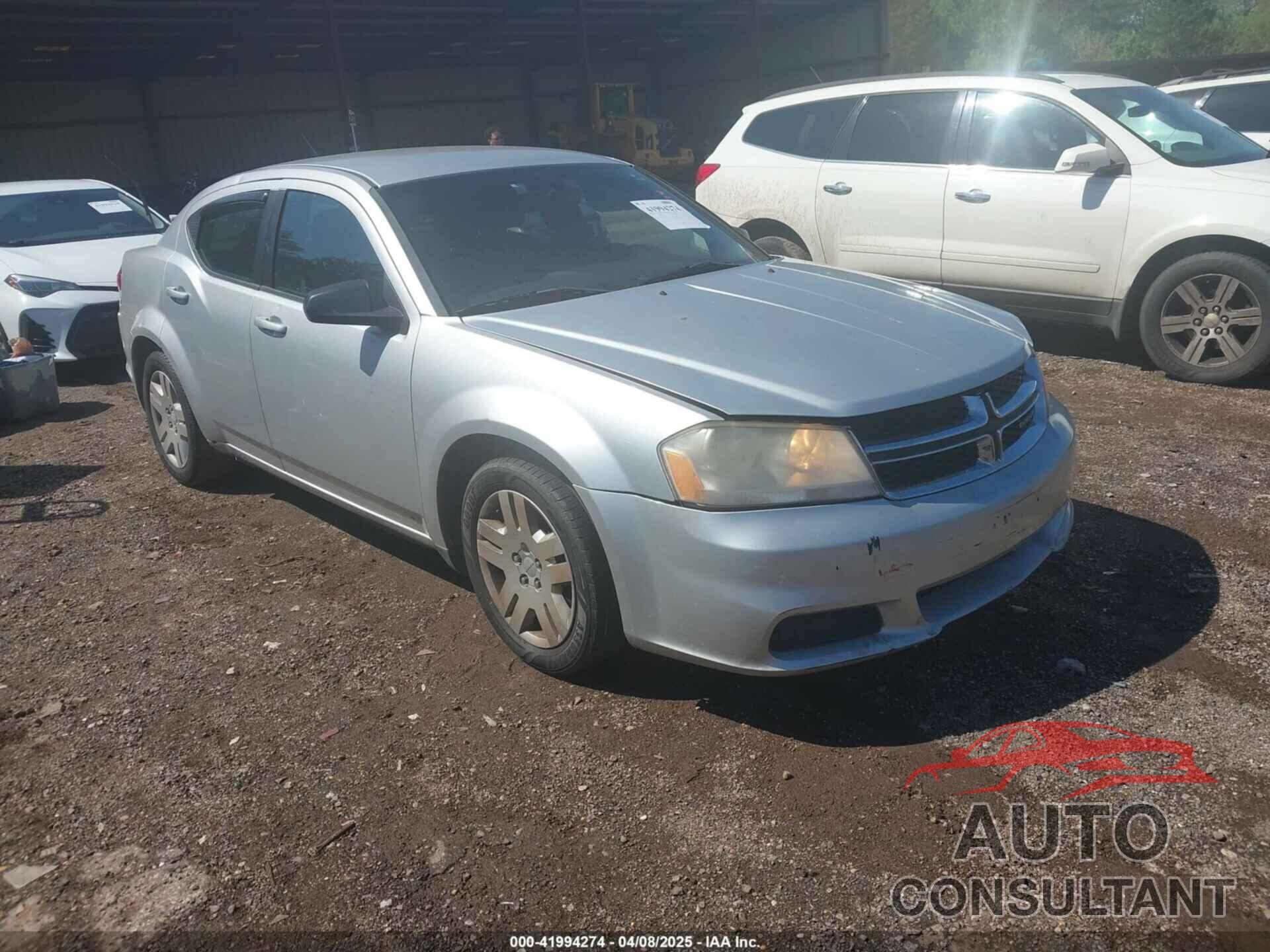 DODGE AVENGER 2012 - 1C3CDZAB4CN212093