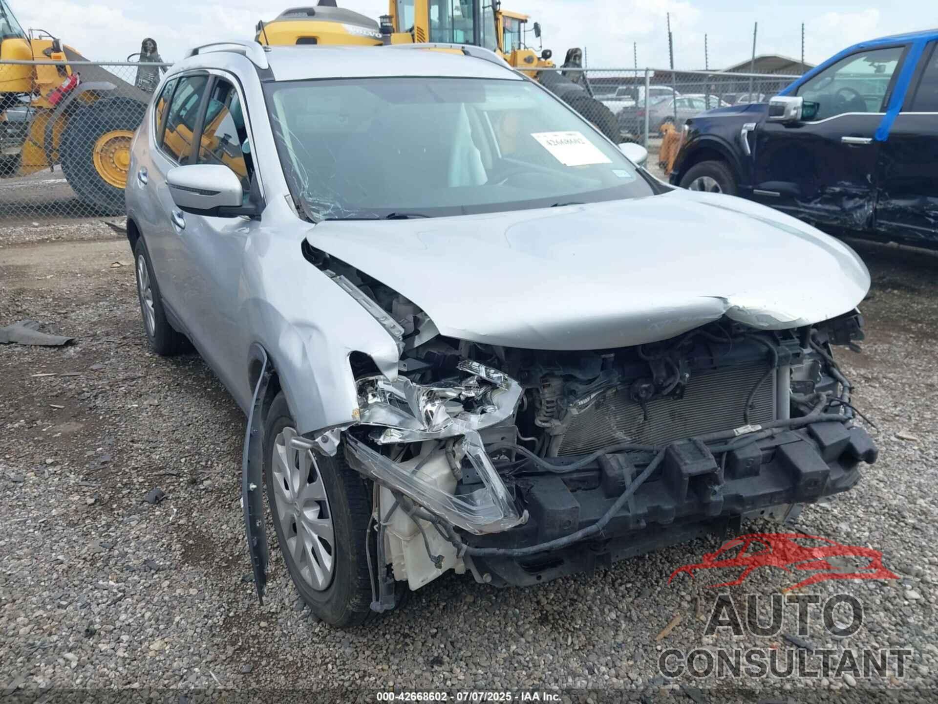 NISSAN ROGUE 2016 - KNMAT2MT3GP681025
