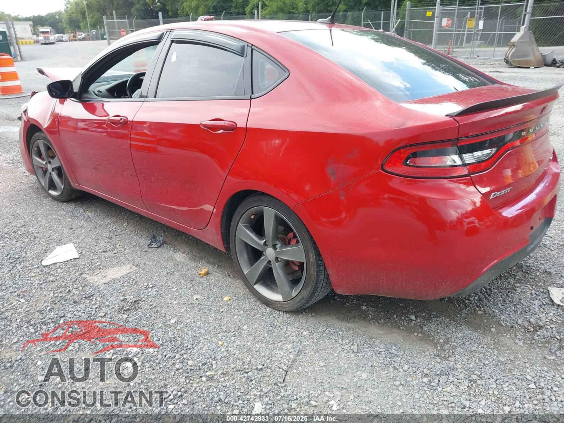 DODGE DART 2015 - 1C3CDFEB3FD205607