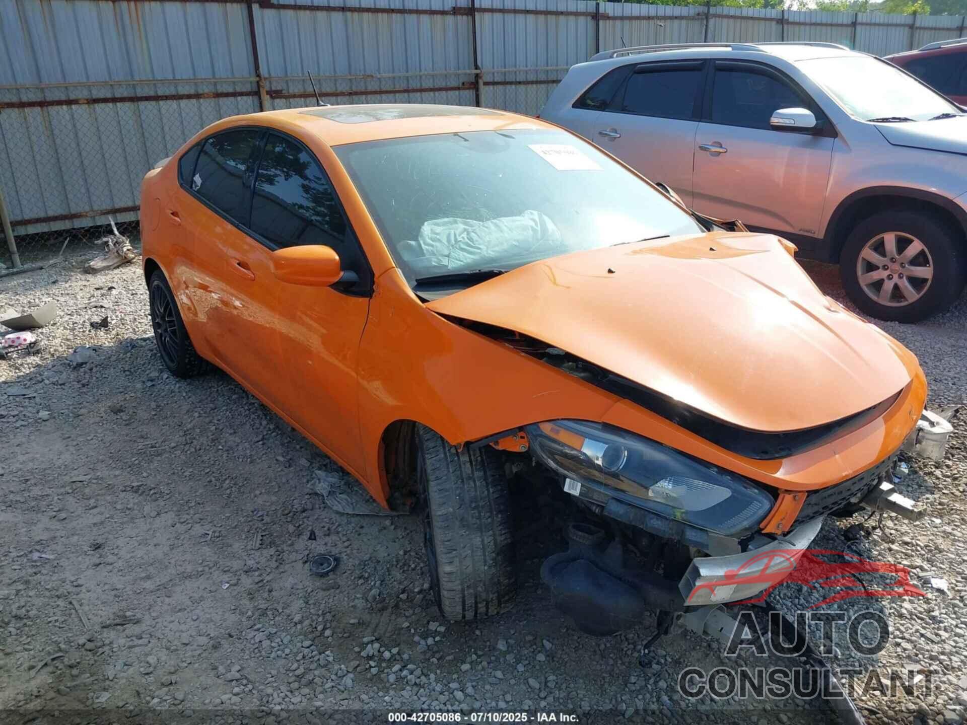 DODGE DART 2014 - 1C3CDFBB0ED863145
