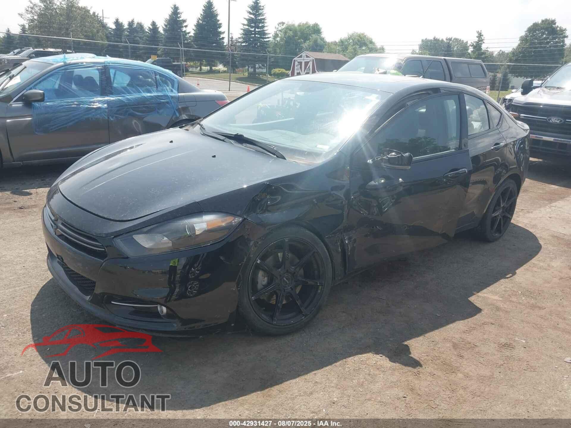 DODGE DART 2015 - 1C3CDFEB0FD378632