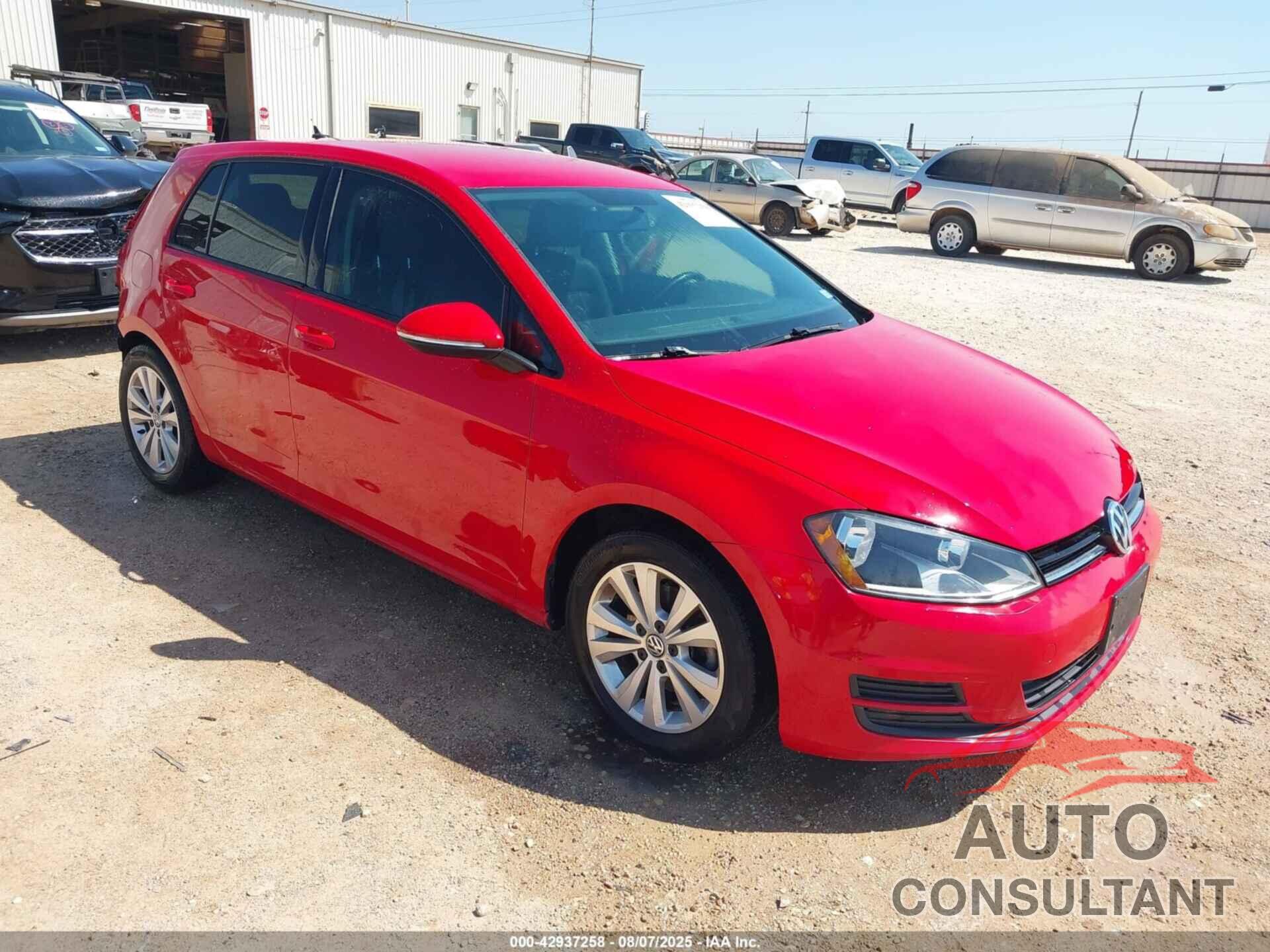 VOLKSWAGEN GOLF 2015 - 3VWRA7AU6FM017824