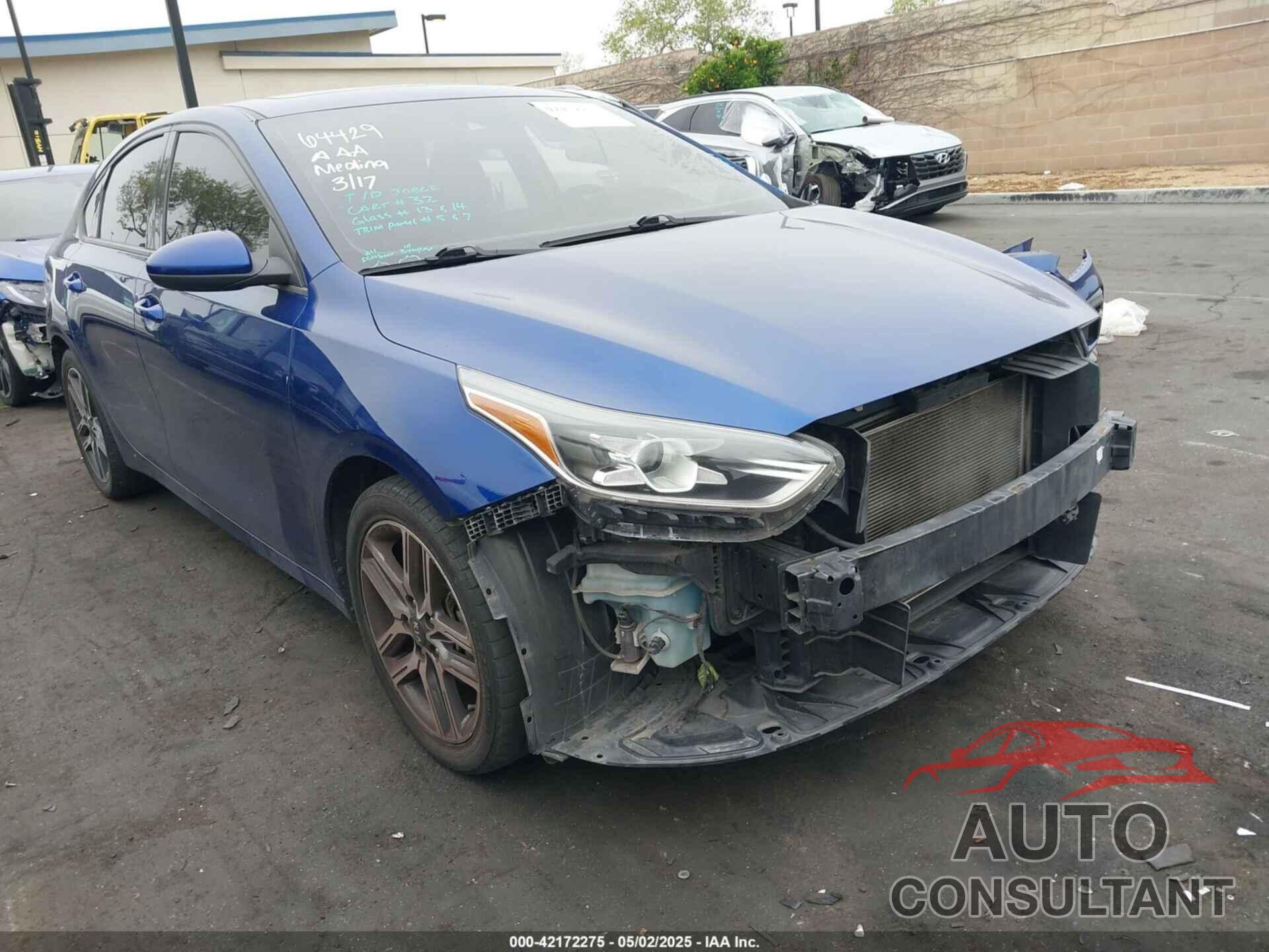 KIA FORTE 2019 - 3KPF34AD2KE022795