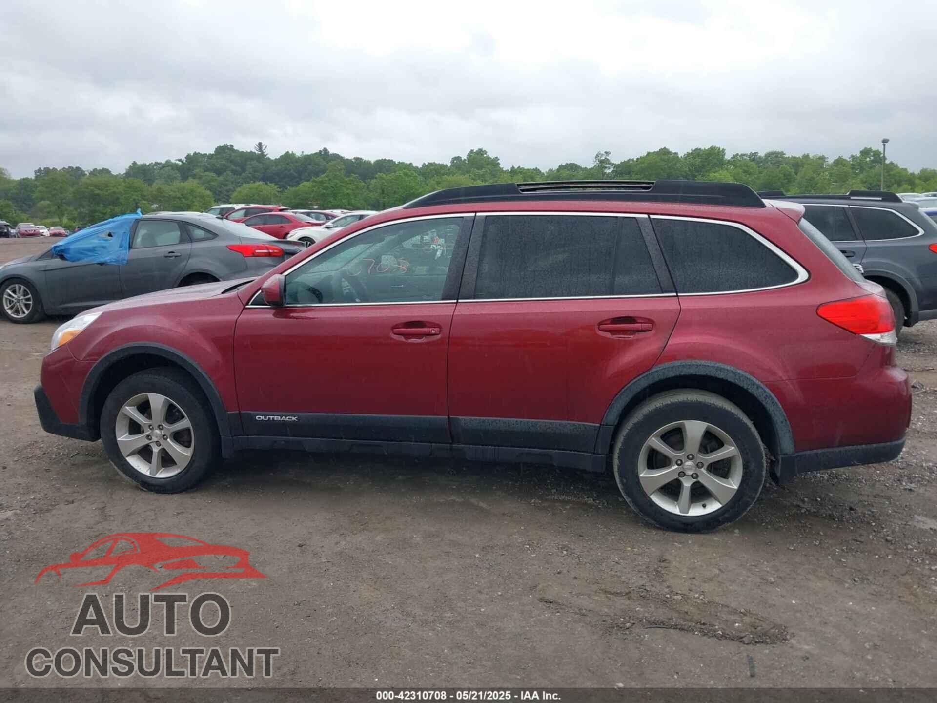 SUBARU OUTBACK 2014 - 4S4BRBLC4E3208321