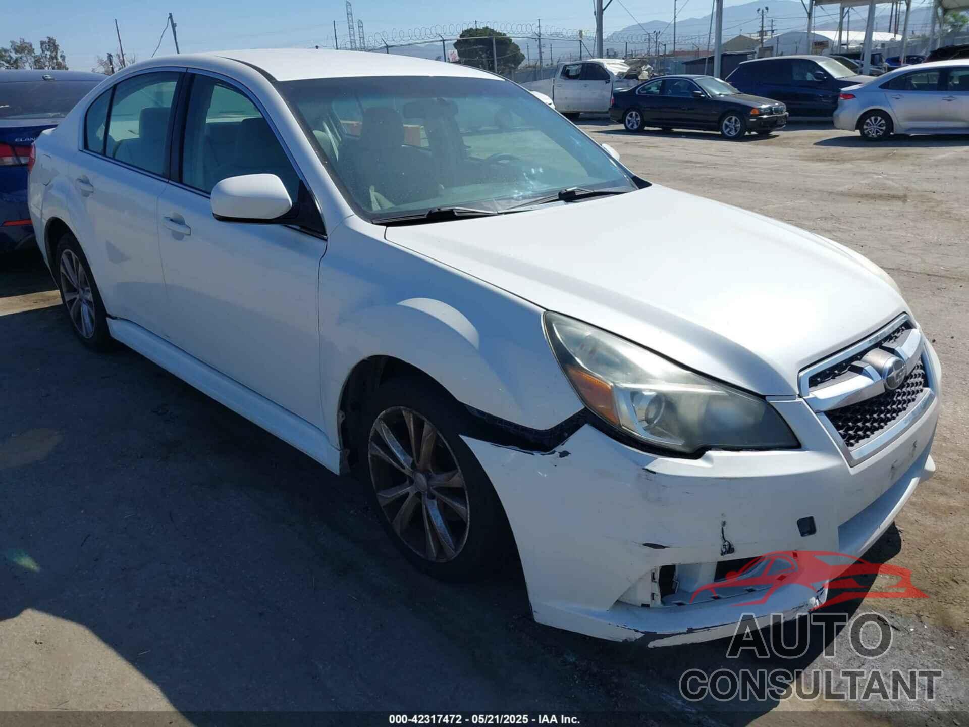 SUBARU LEGACY 2013 - 4S3BMBC69D3027467
