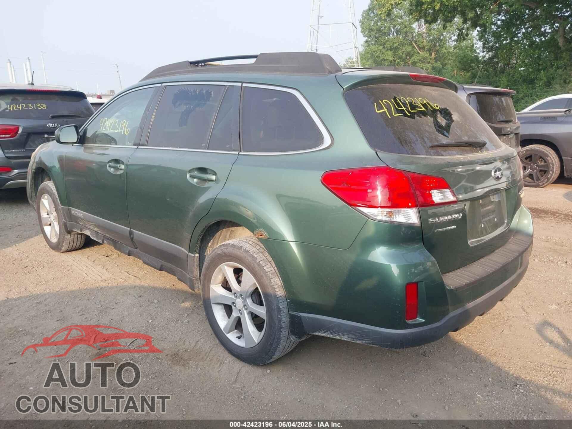 SUBARU OUTBACK 2013 - 4S4BRCCC0D3294585
