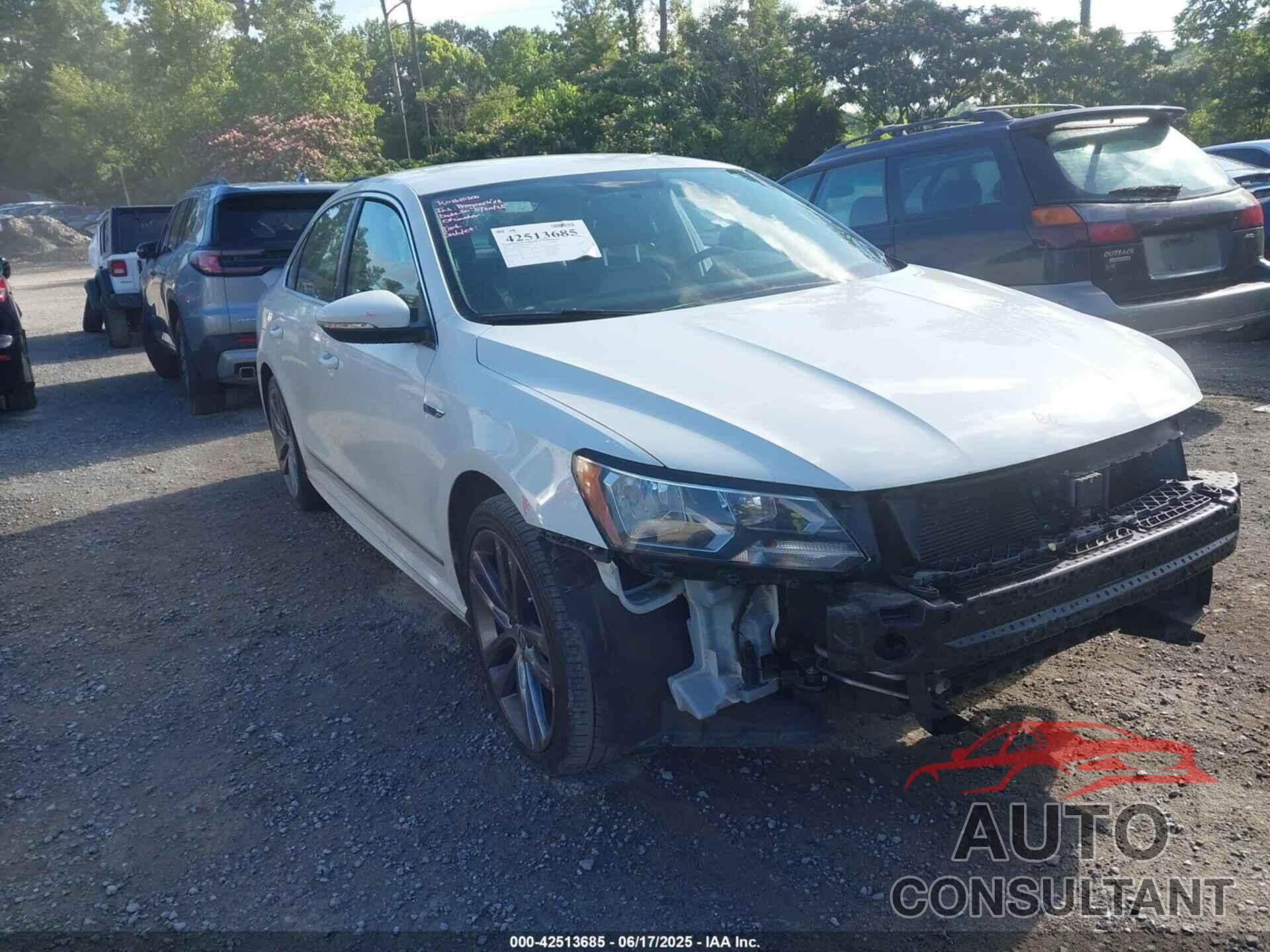 VOLKSWAGEN PASSAT 2017 - 1VWDT7A32HC005492