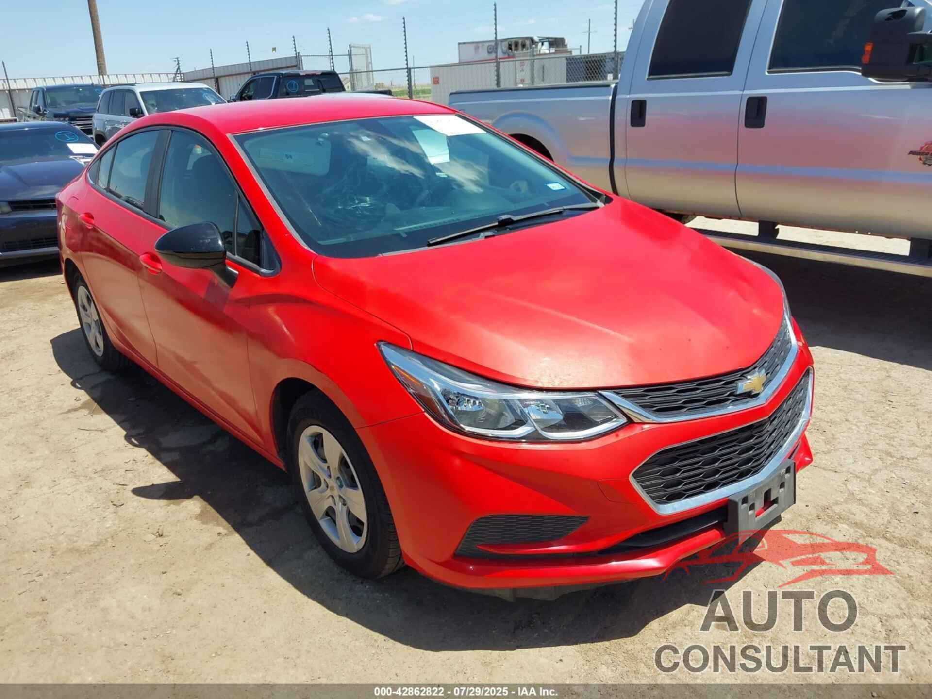 CHEVROLET CRUZE 2016 - 1G1BC5SM3G7288605