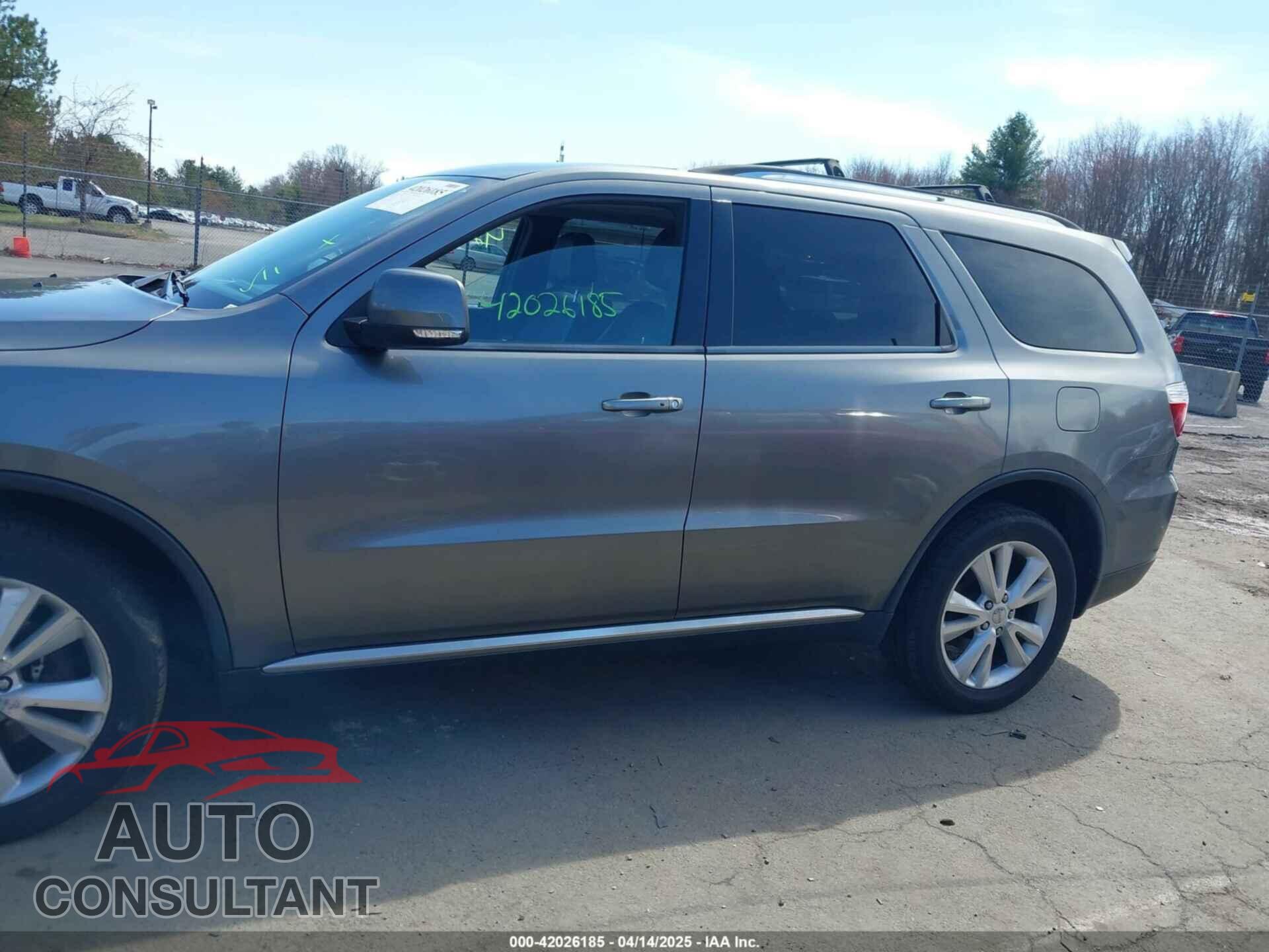 DODGE DURANGO 2012 - 1C4SDJDT8CC309449