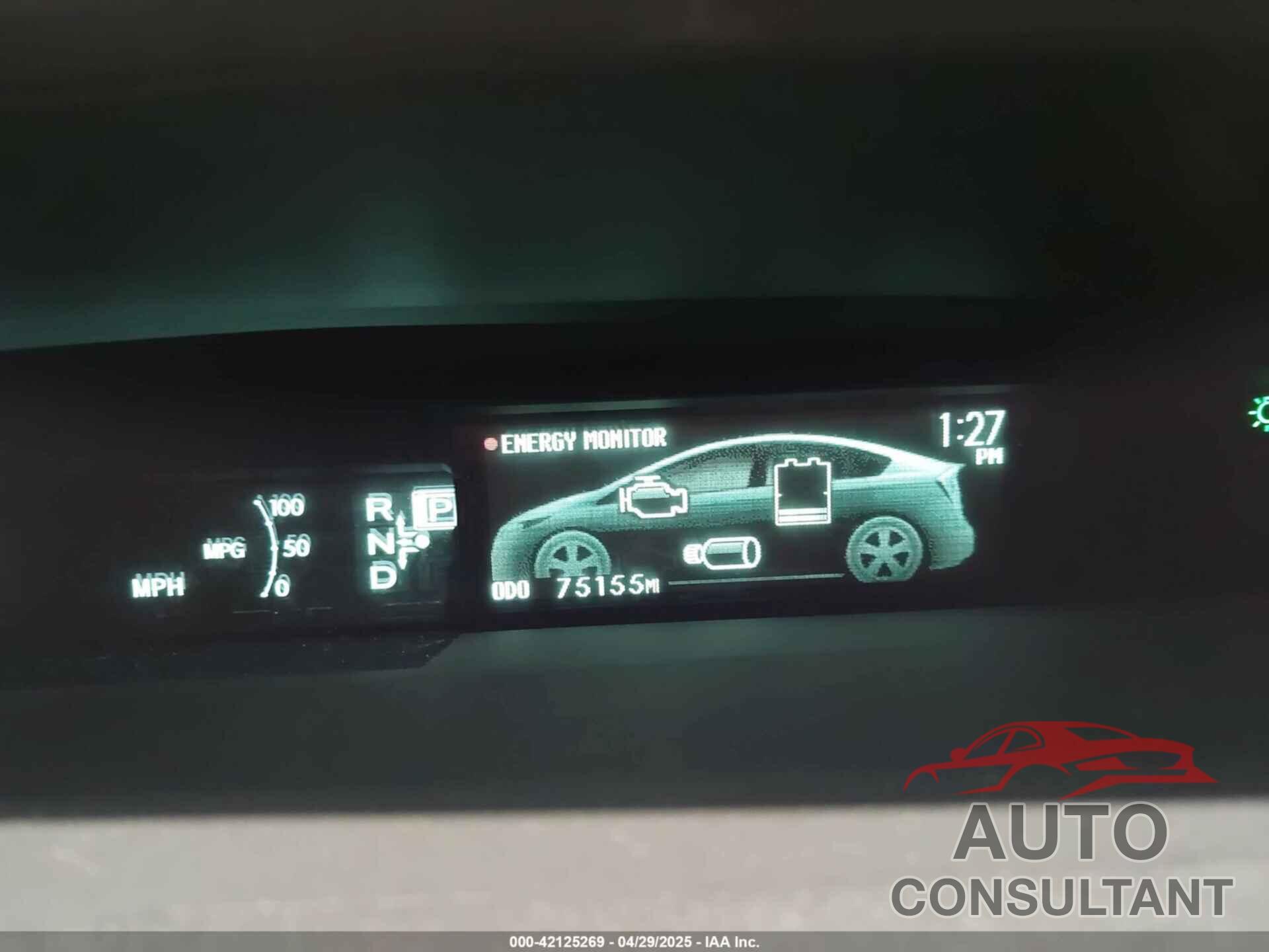 TOYOTA PRIUS 2013 - JTDKN3DU9D5579992