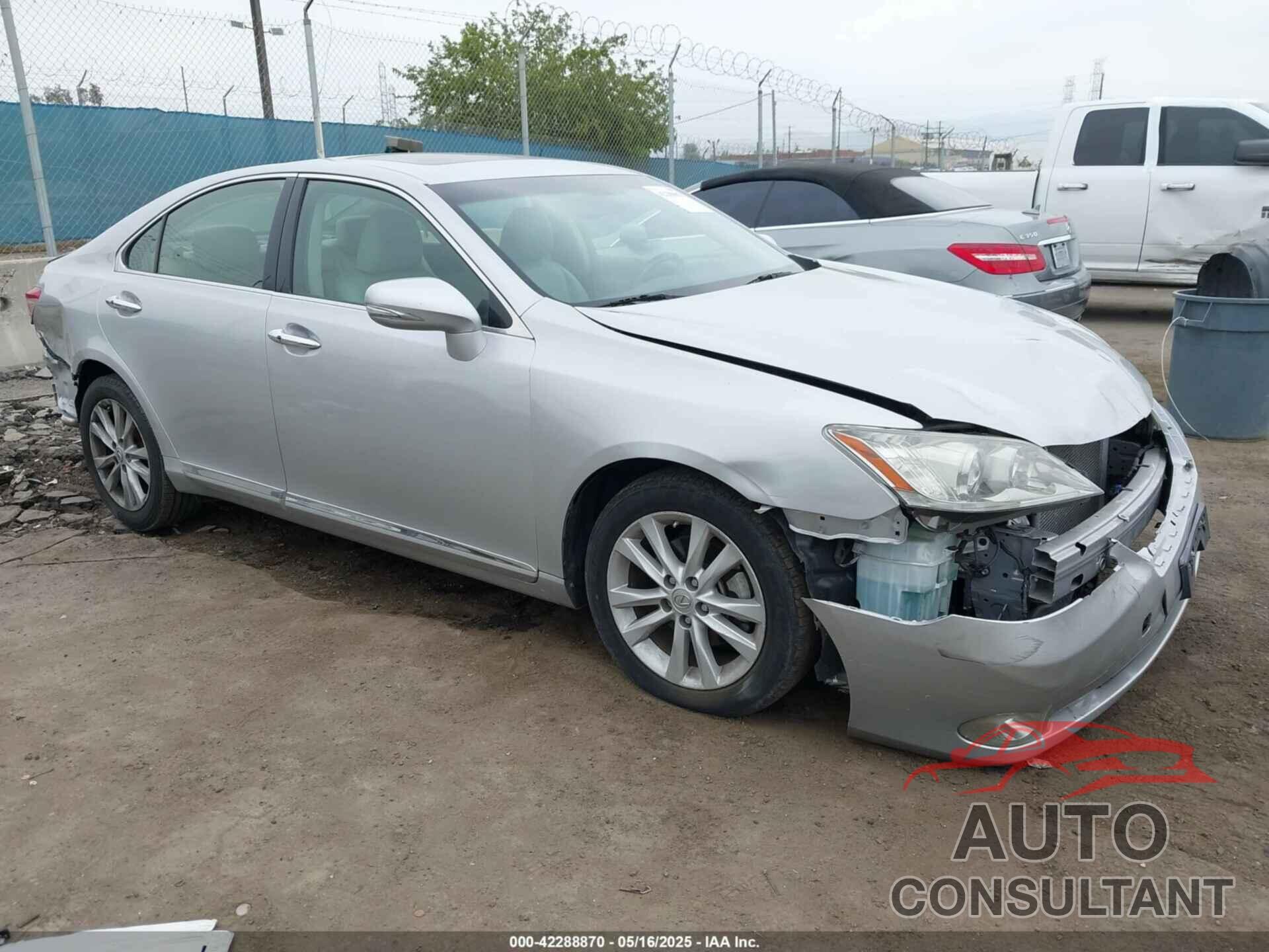 LEXUS ES 350 2012 - JTHBK1EG3C2486258