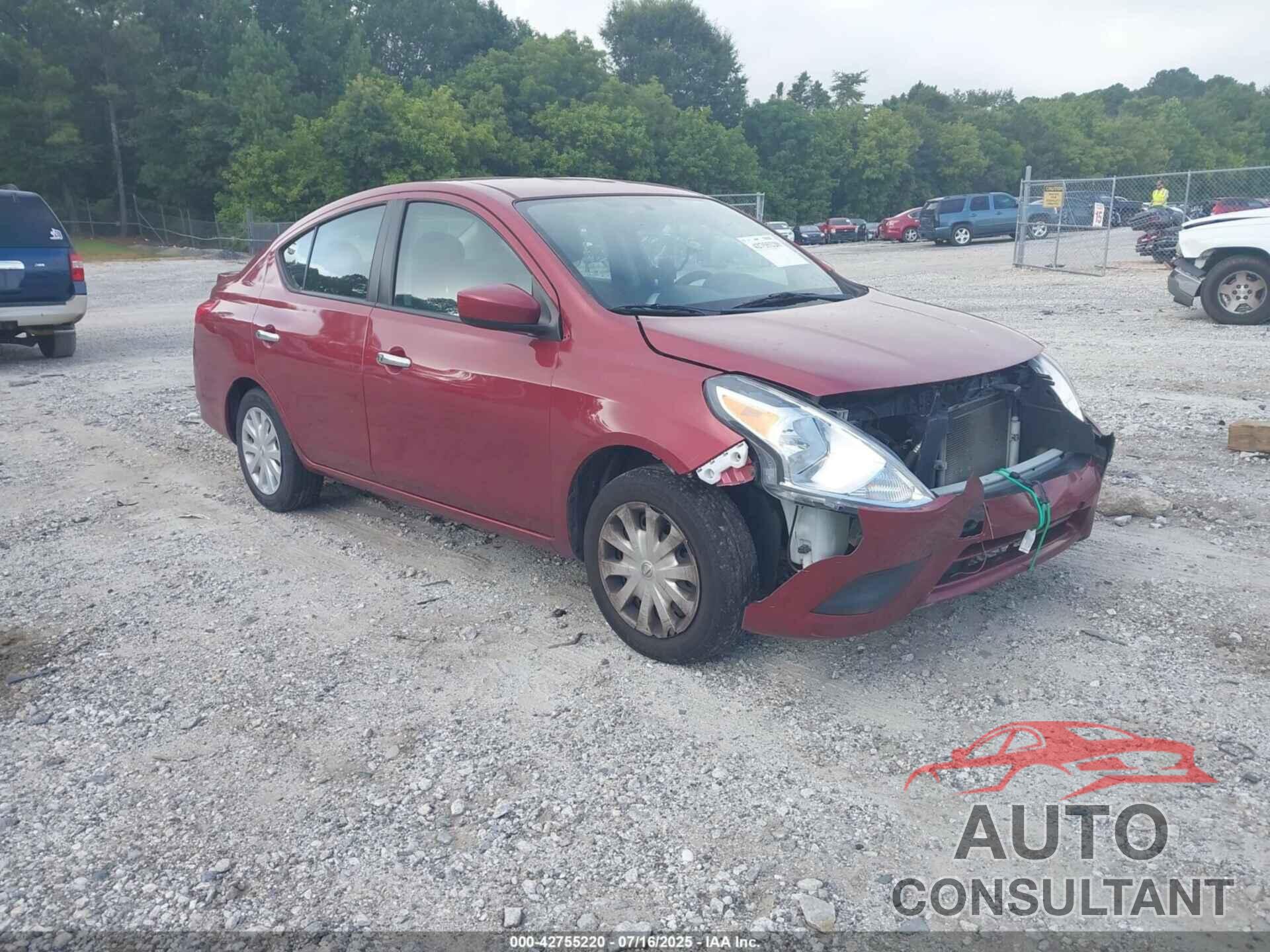 NISSAN VERSA 2019 - 3N1CN7AP5KL846362
