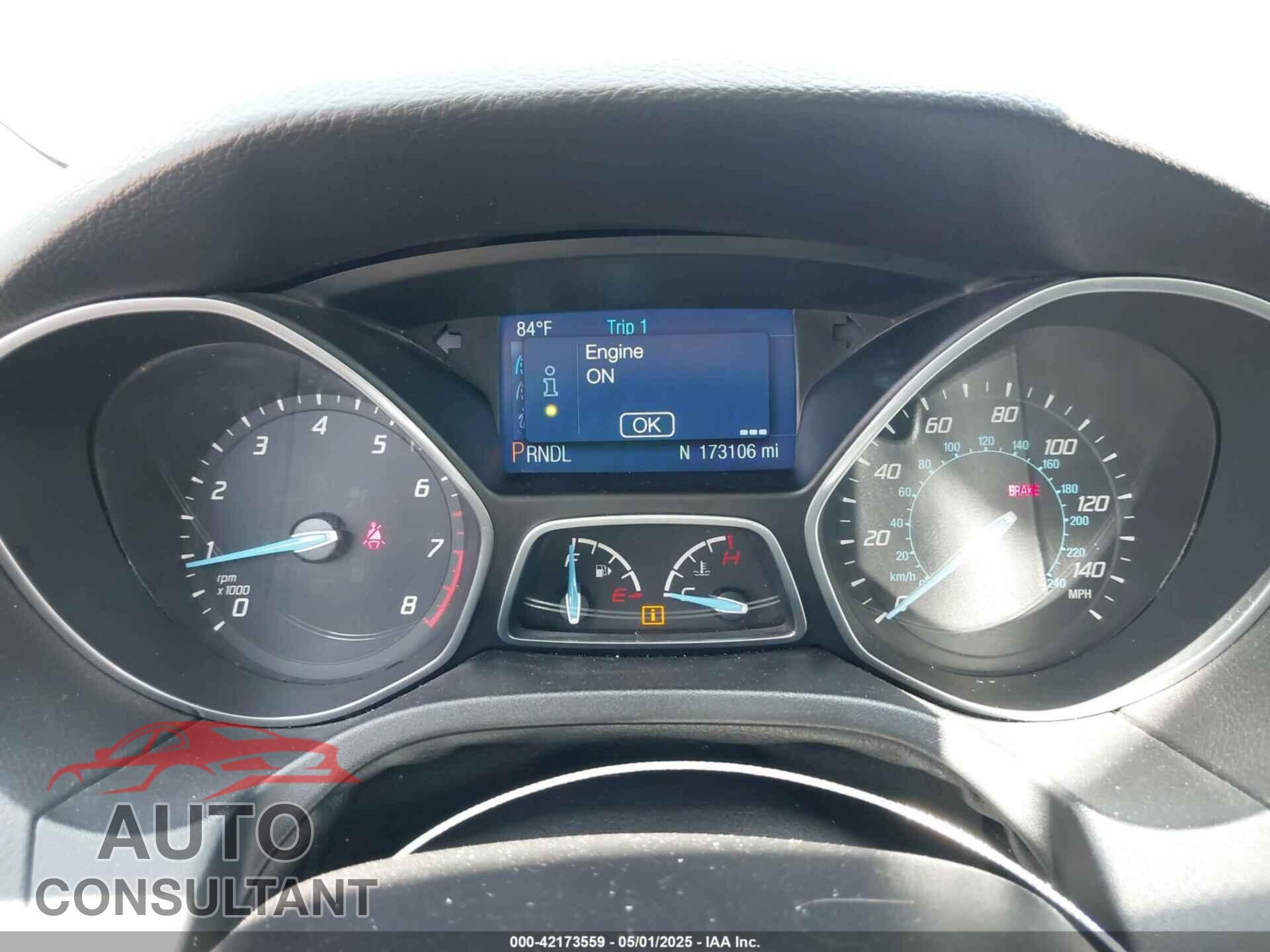 FORD FOCUS 2014 - 1FADP3K22EL132332