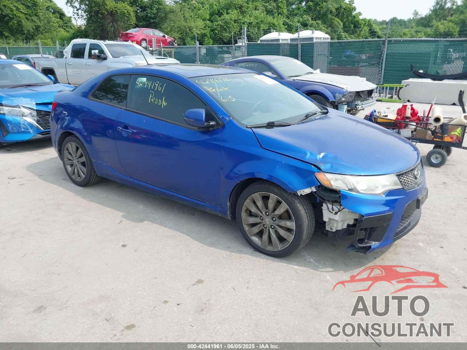 KIA FORTE KOUP 2012 - KNAFW6A39C5643049