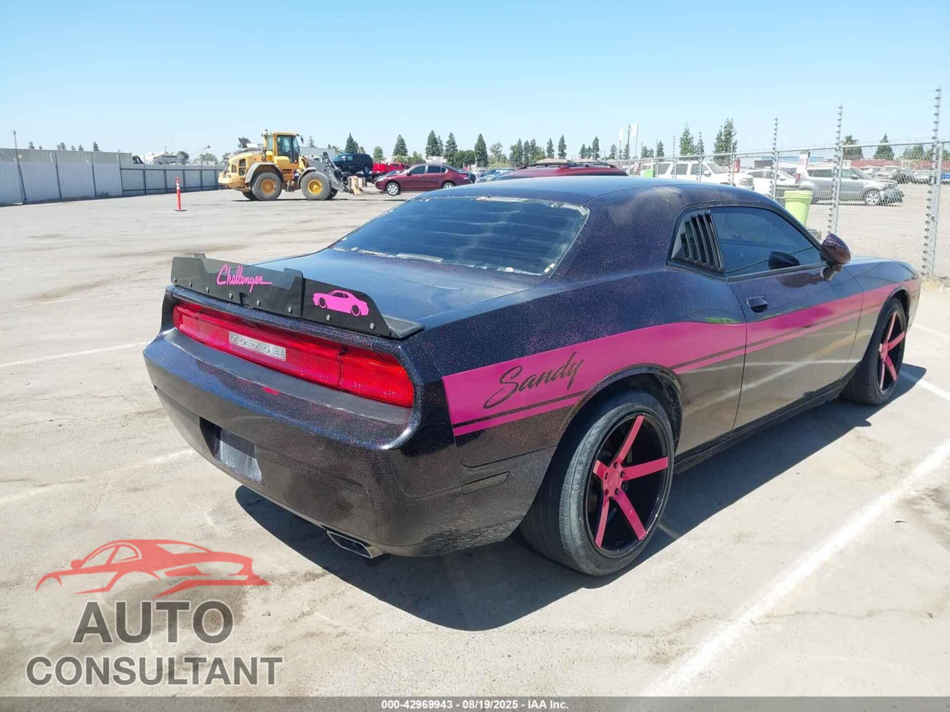 DODGE CHALLENGER 2012 - 2C3CDYAG9CH290903