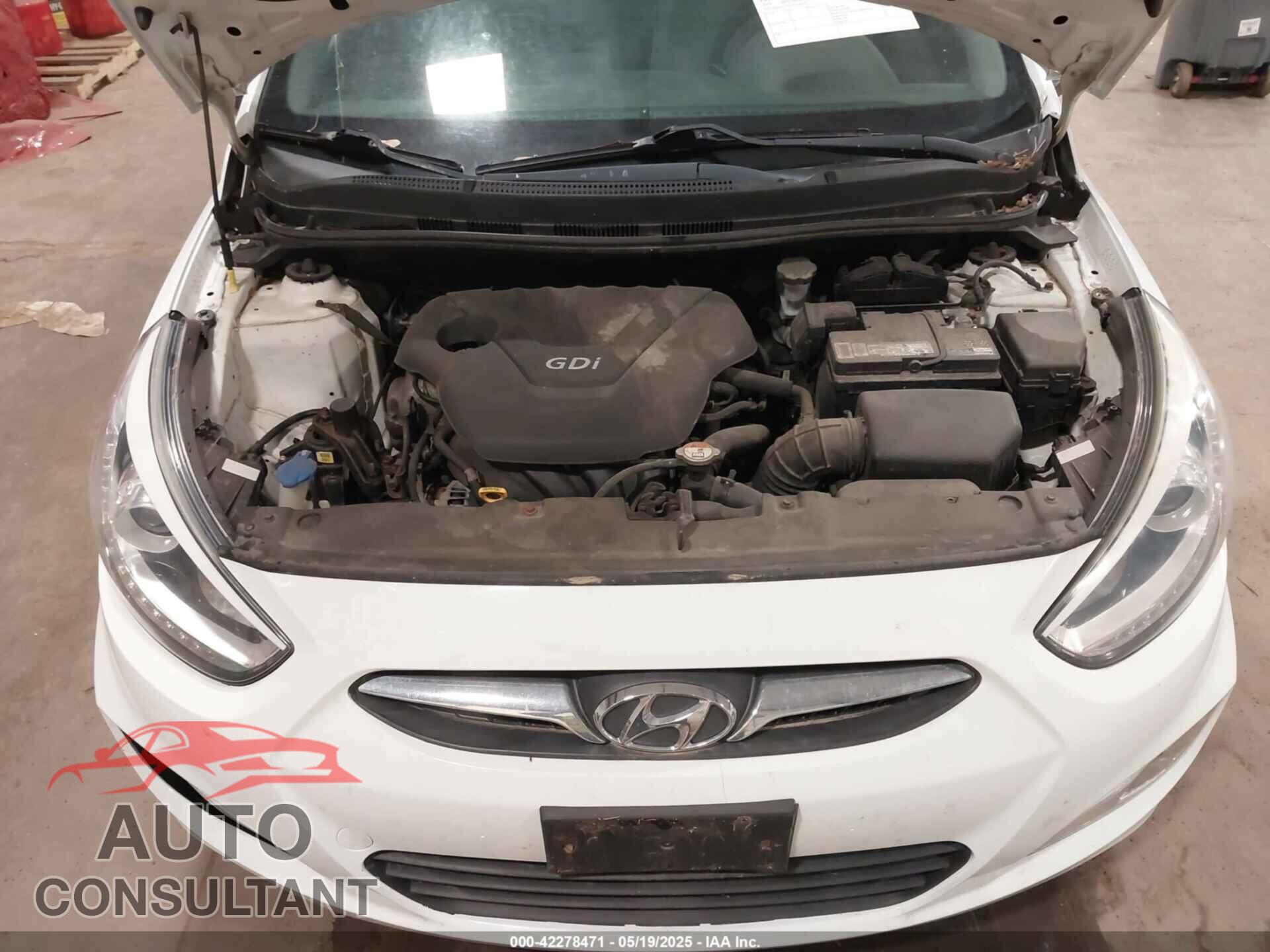 HYUNDAI ACCENT 2014 - KMHCU5AE9EU145610