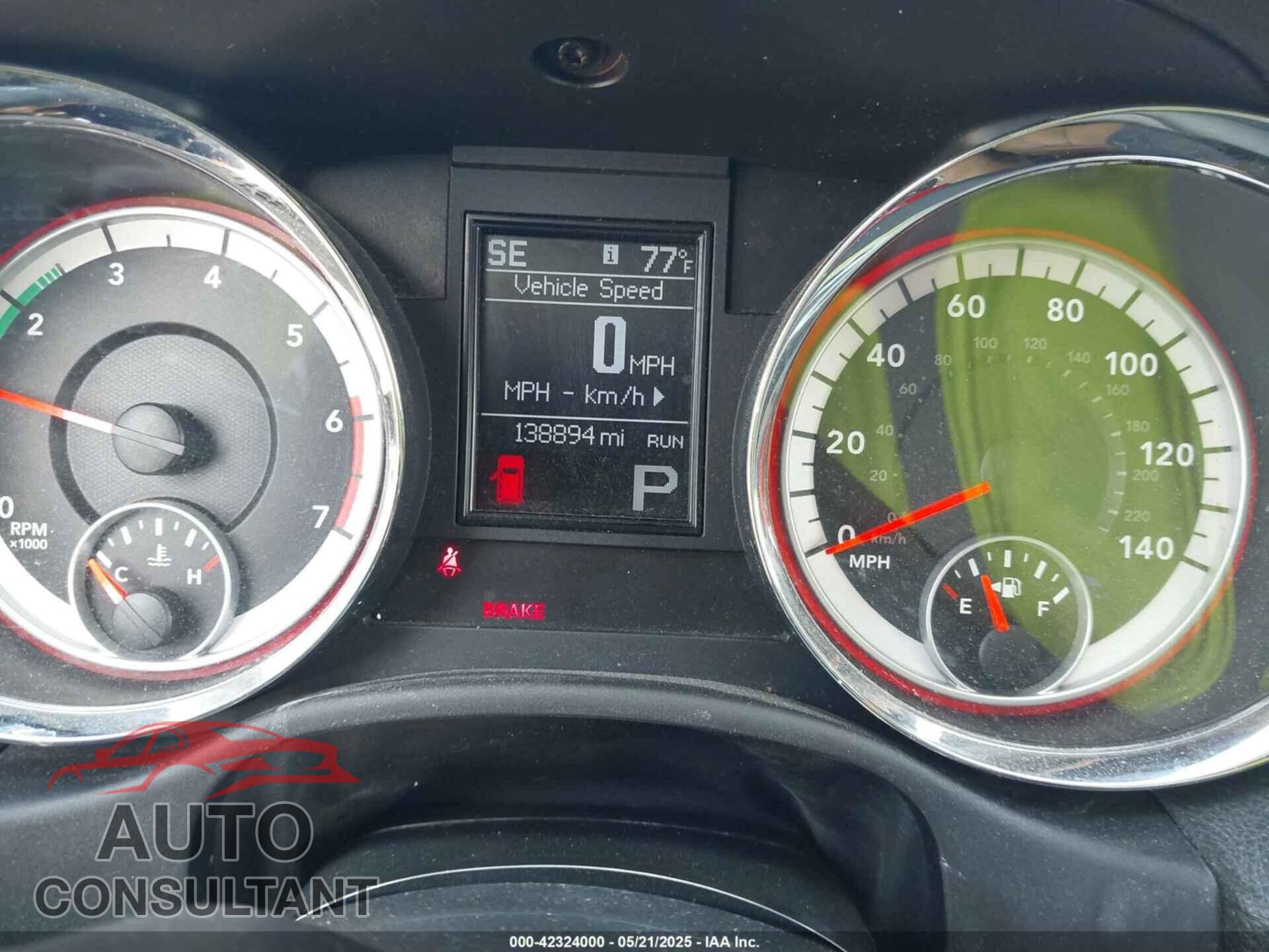 DODGE DURANGO 2012 - 1C4SDHETXCC146732