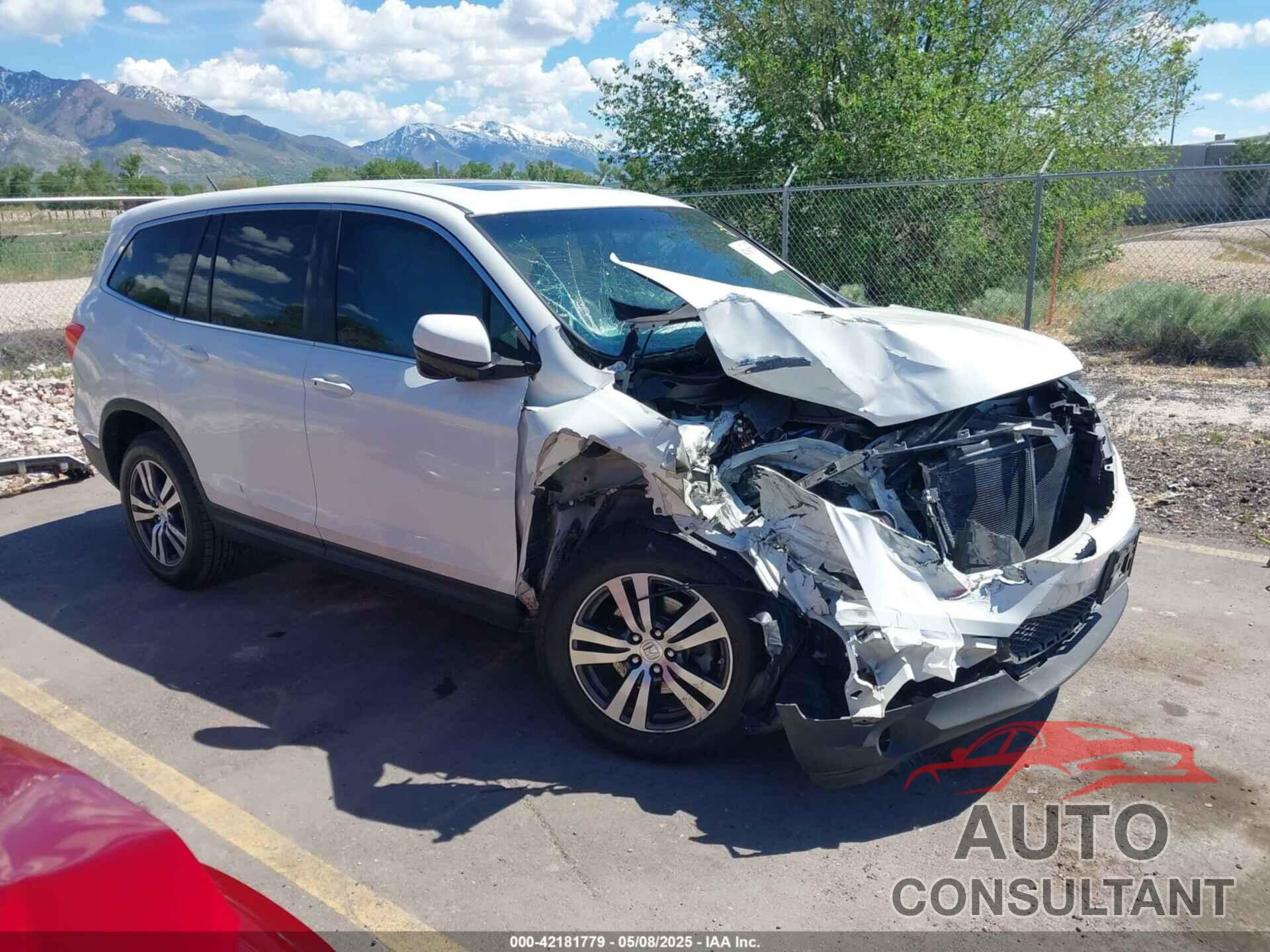 HONDA PILOT 2016 - 5FNYF5H72GB005549