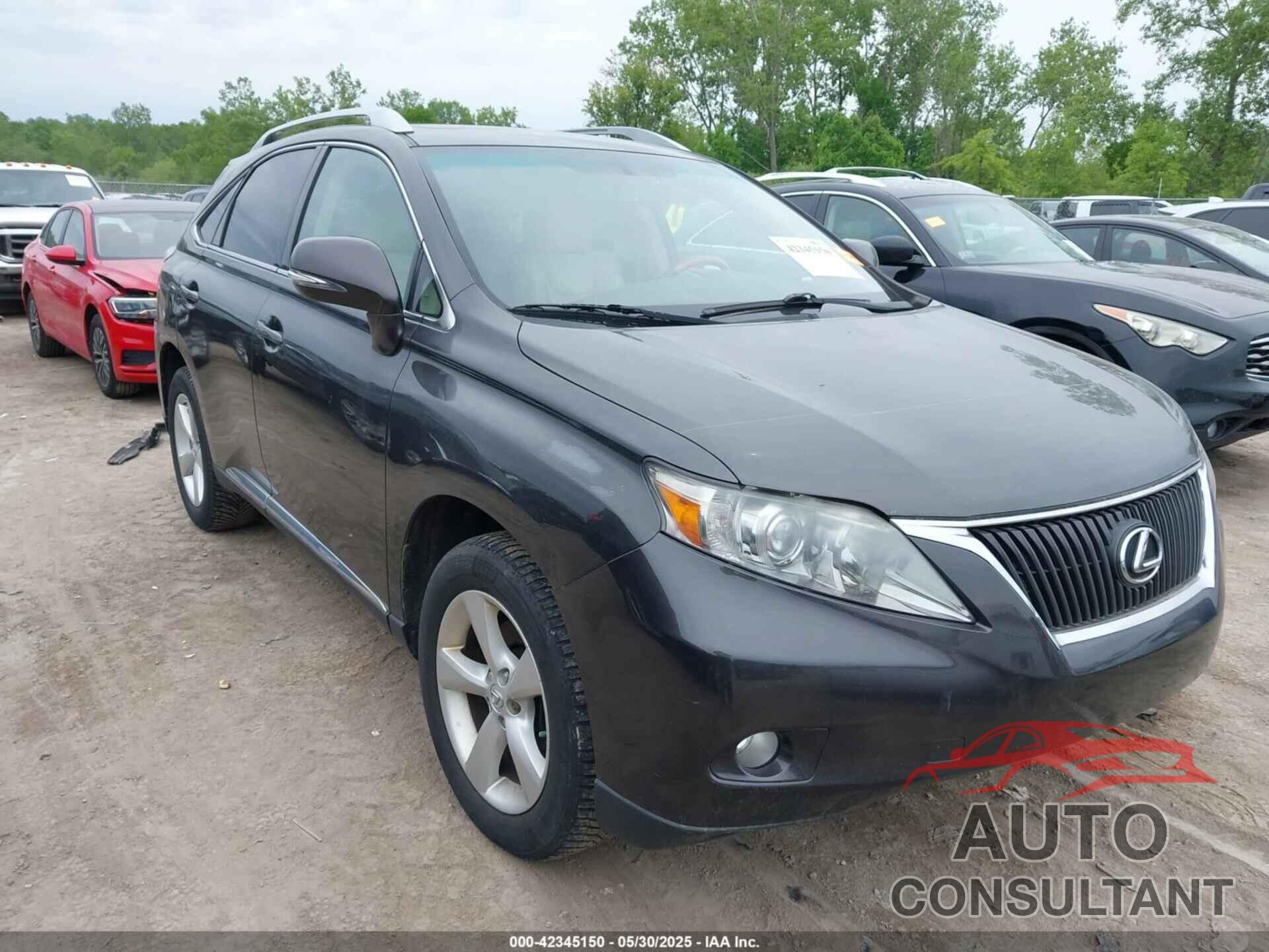 LEXUS RX 350 2010 - 2T2BK1BA4AC023475