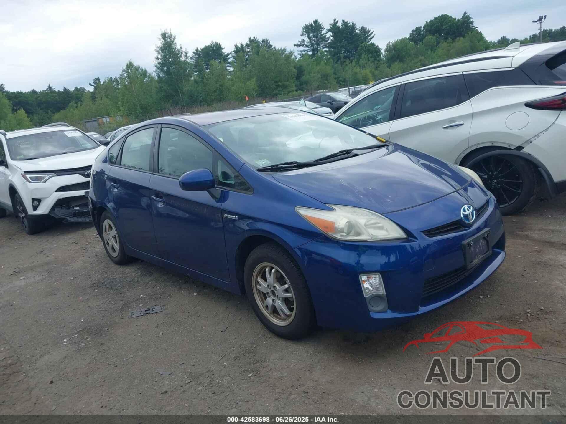 TOYOTA PRIUS 2011 - JTDKN3DU1B1317078