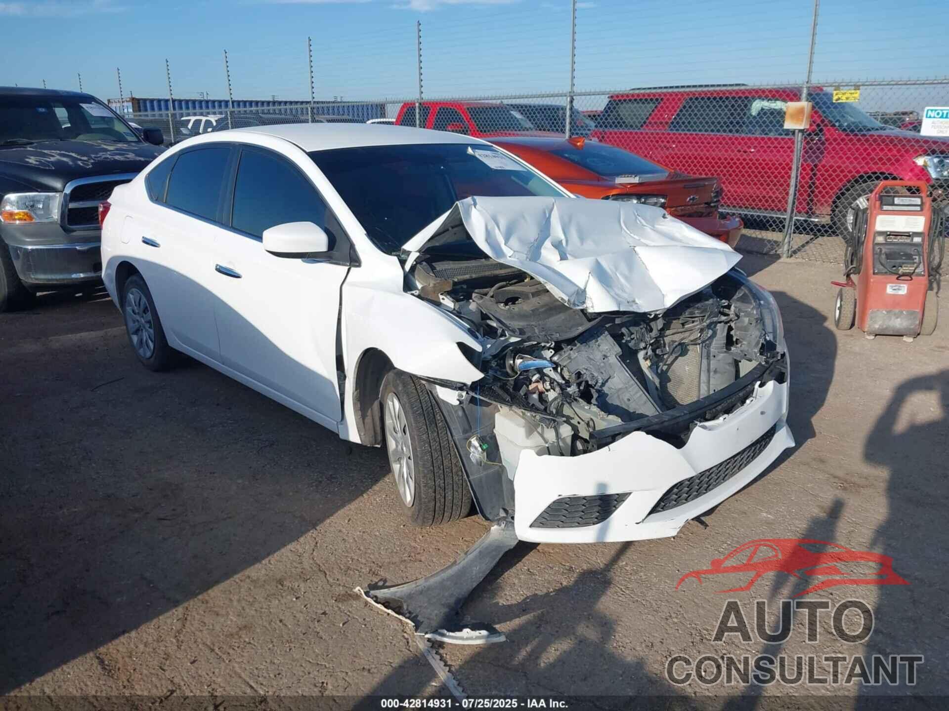 NISSAN SENTRA 2017 - 3N1AB7APXHY282929