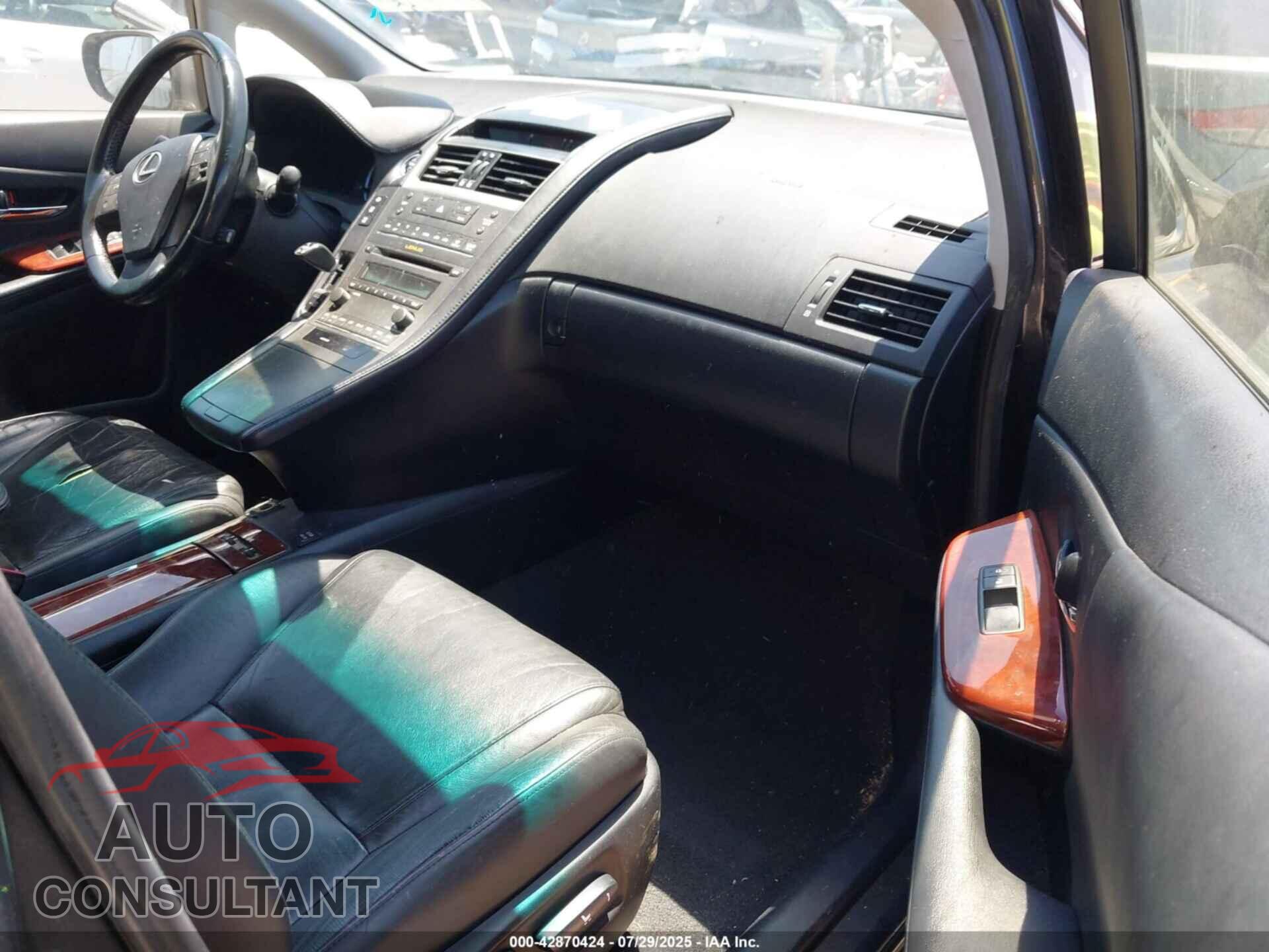 LEXUS HS 250H 2010 - JTHBB1BA9A2007564