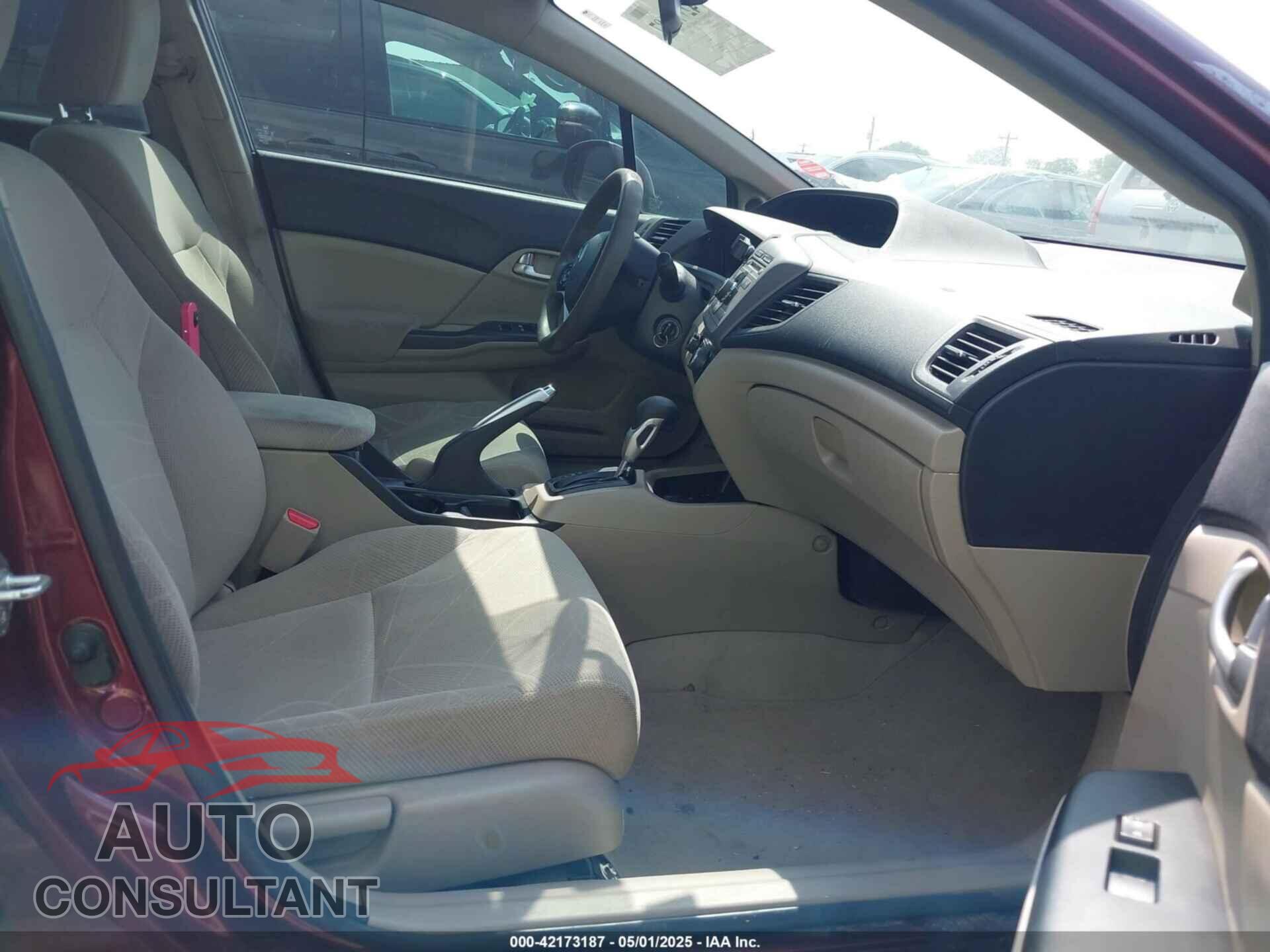 HONDA CIVIC 2012 - JHMFB2F86CS002792