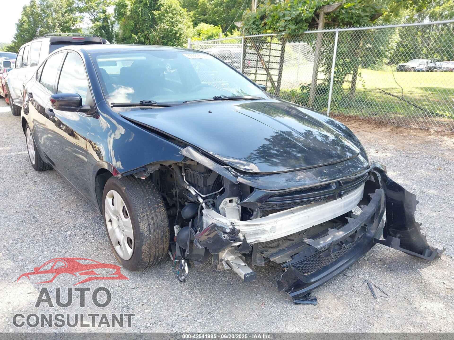 DODGE DART 2013 - 1C3CDFAA8DD287361