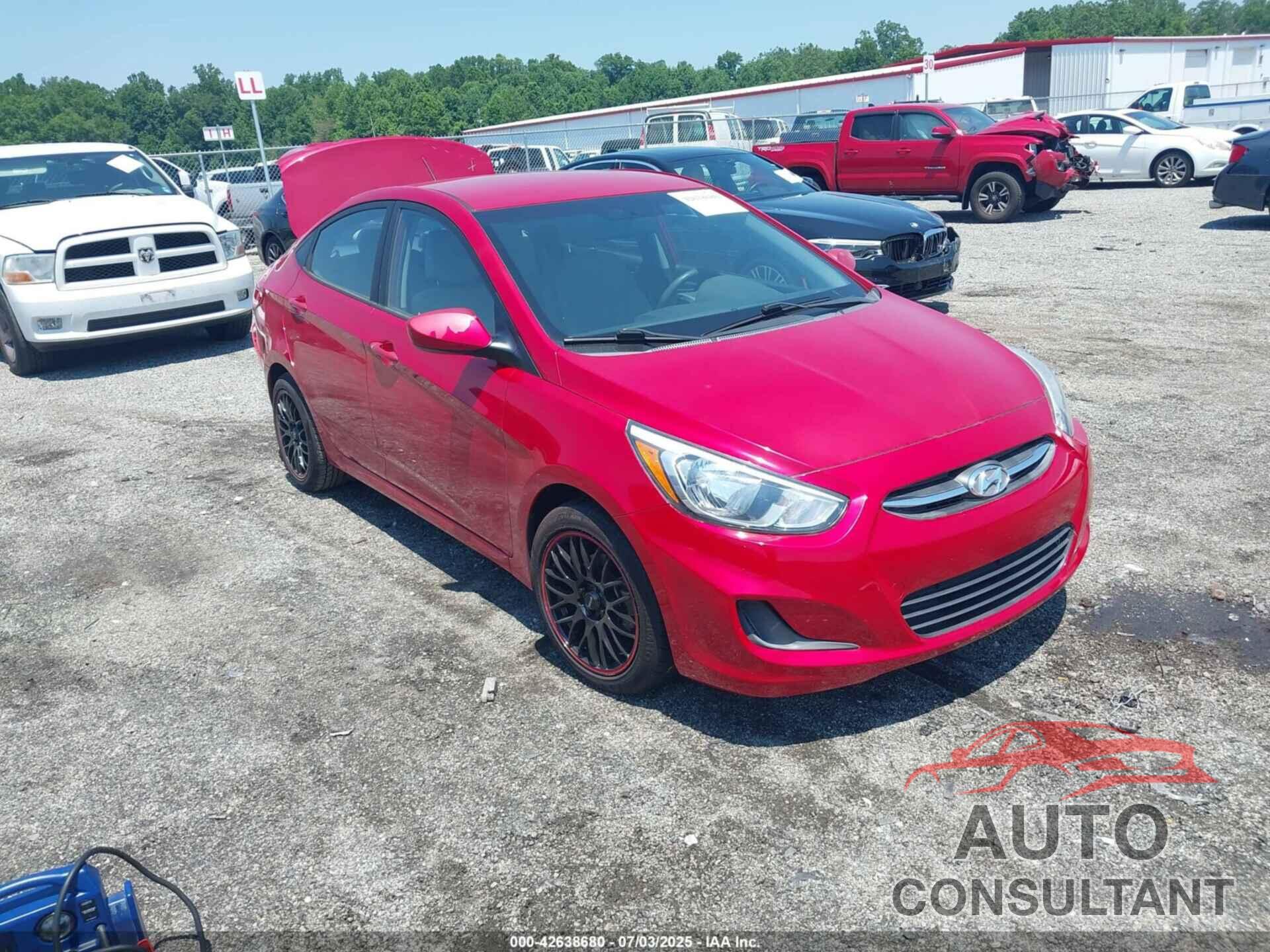 HYUNDAI ACCENT 2015 - KMHCT4AEXFU930412