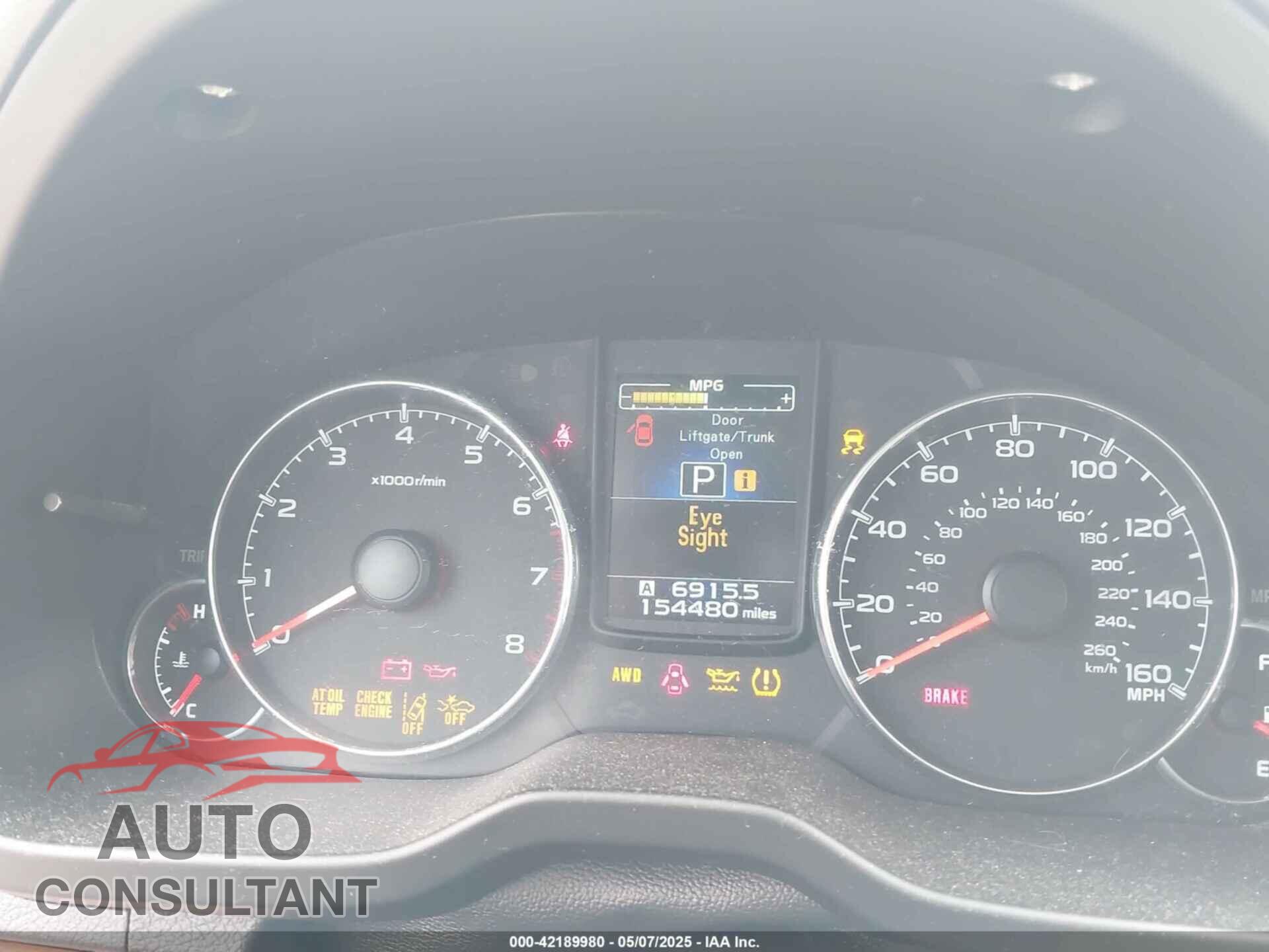 SUBARU OUTBACK 2013 - 4S4BRDPC3D2248111