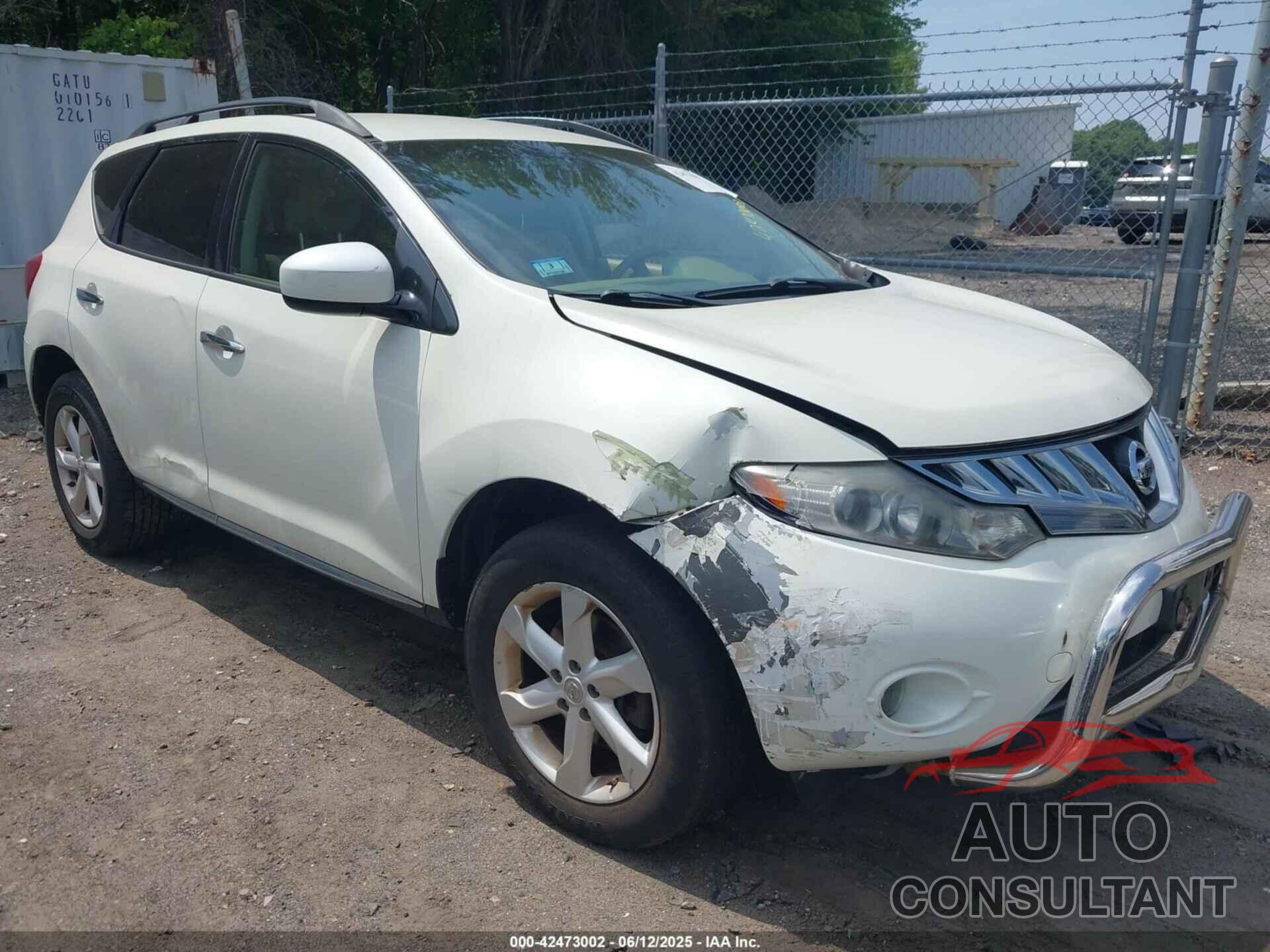 NISSAN MURANO 2010 - JN8AZ1MW0AW112282