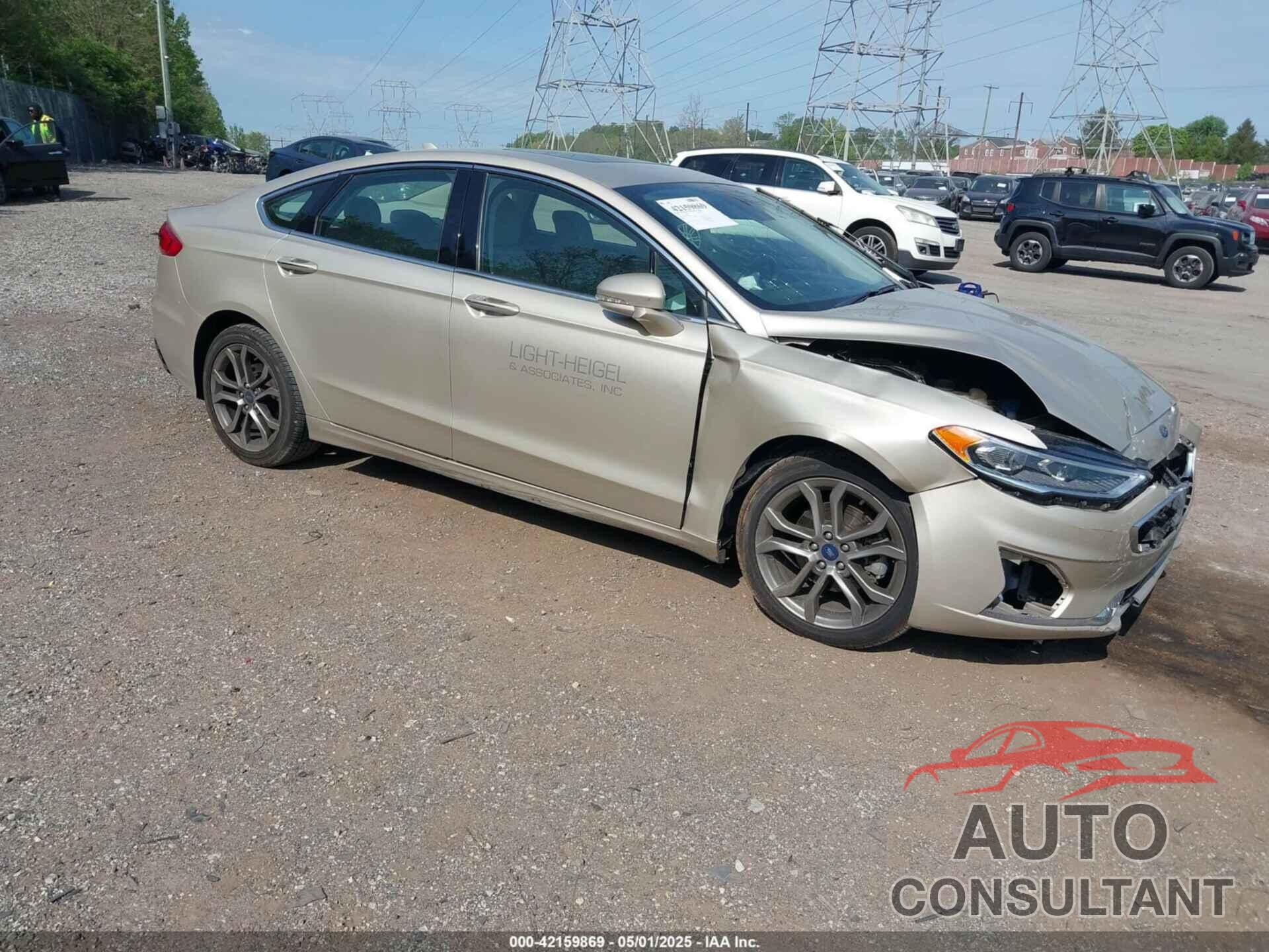 FORD FUSION 2019 - 3FA6P0CD7KR219681