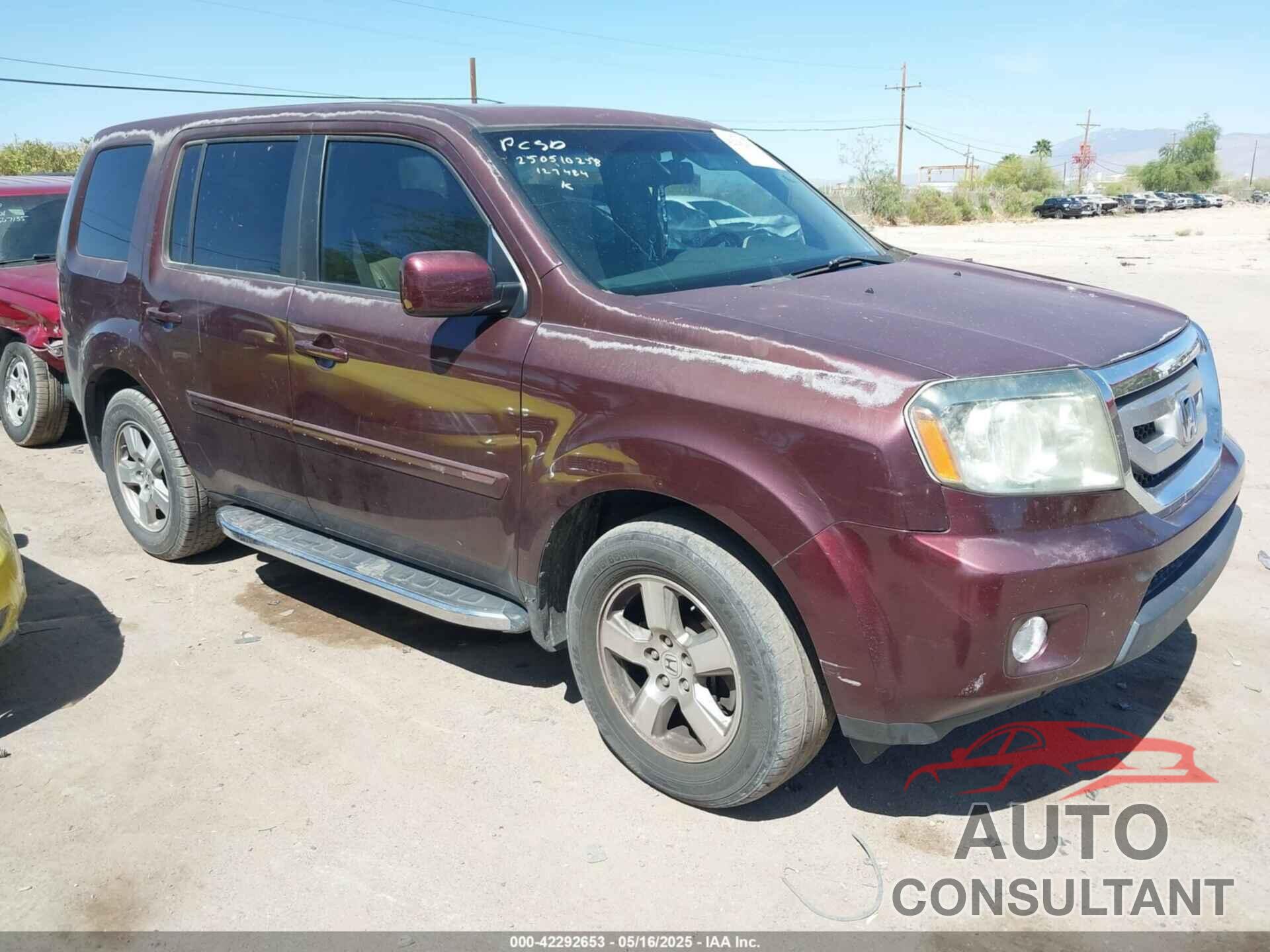 HONDA PILOT 2011 - 5FNYF3H55BB004858