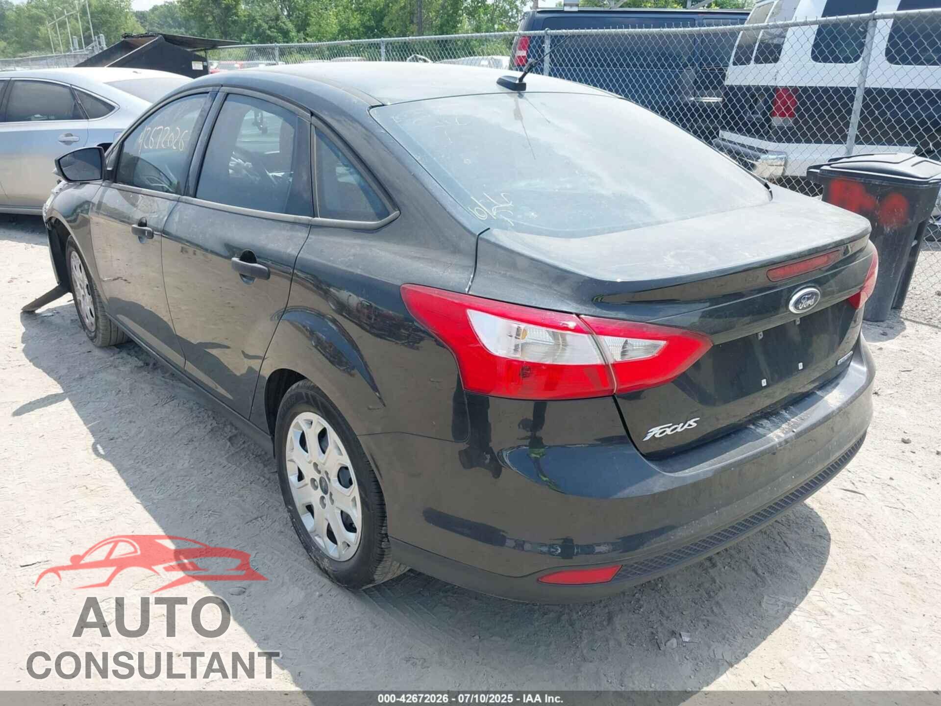 FORD FOCUS 2013 - 1FADP3E23DL113590