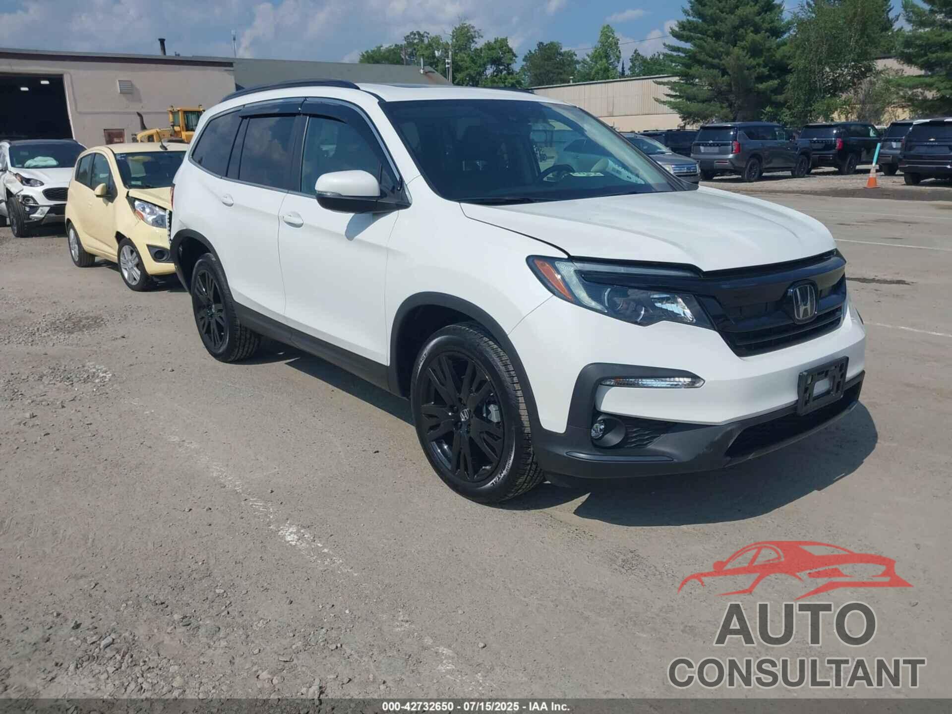 HONDA PILOT 2022 - 5FNYF6H26NB064580