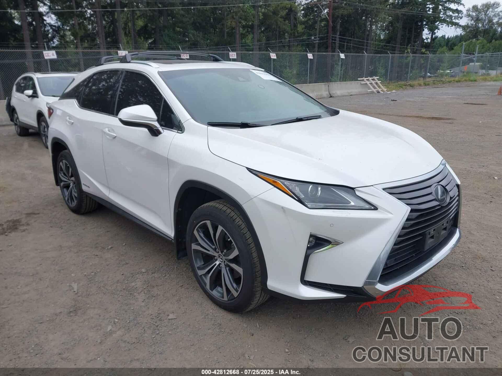 LEXUS RX 450H 2018 - 2T2BGMCA1JC021653