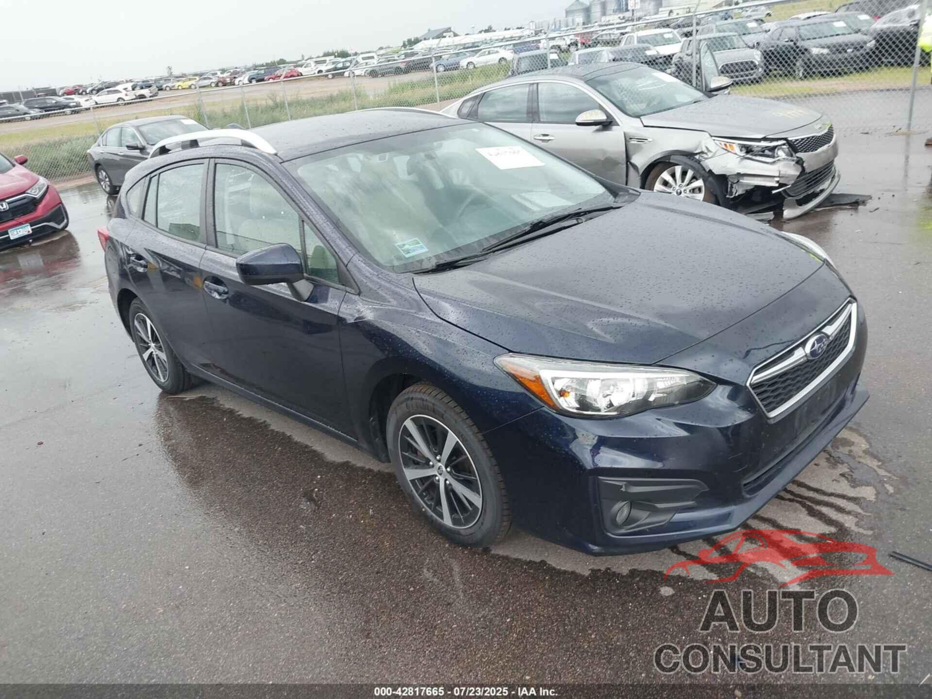 SUBARU IMPREZA 2019 - 4S3GTAD69K3706525