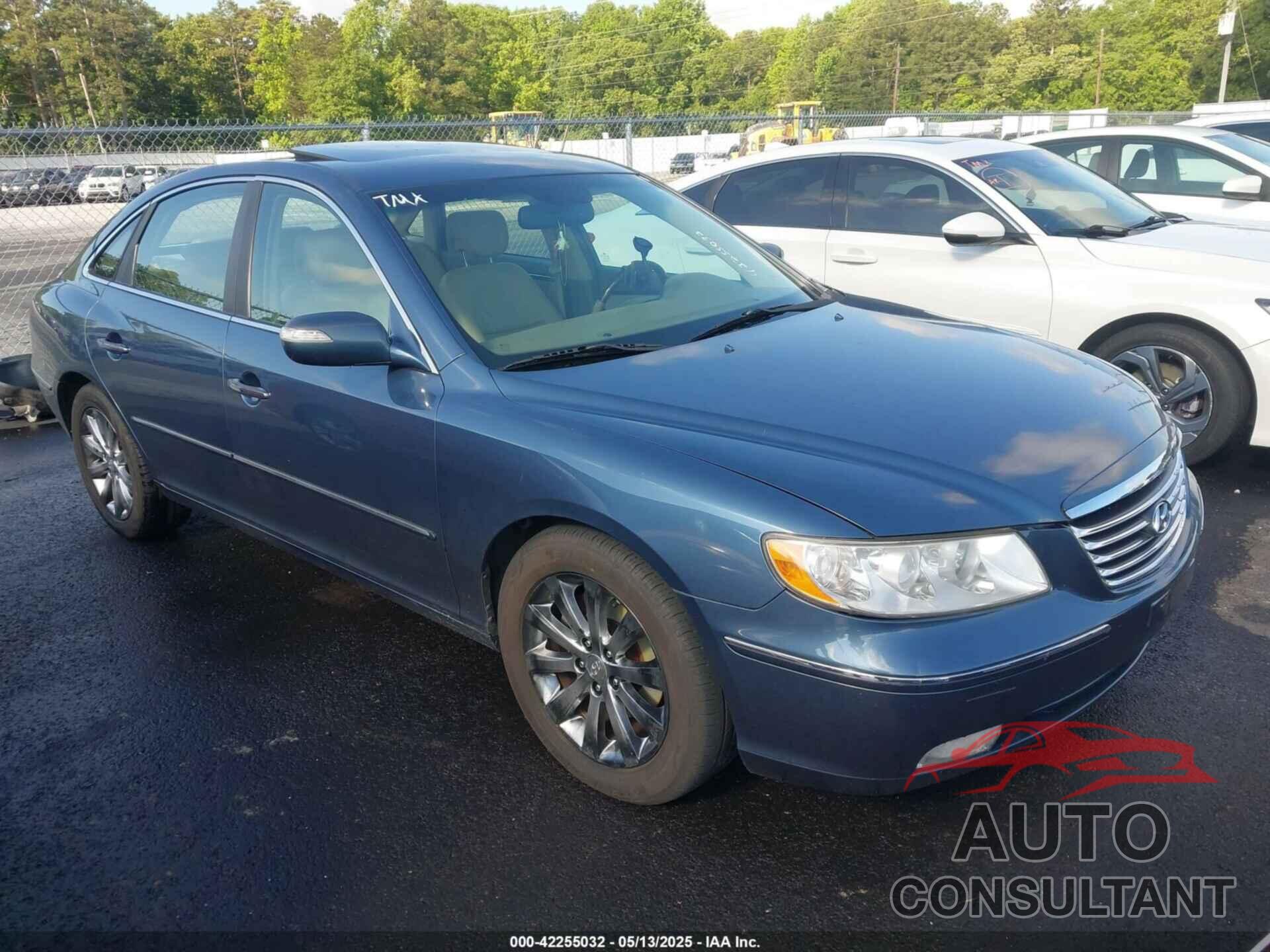 HYUNDAI AZERA 2009 - KMHFC46FX9A343602