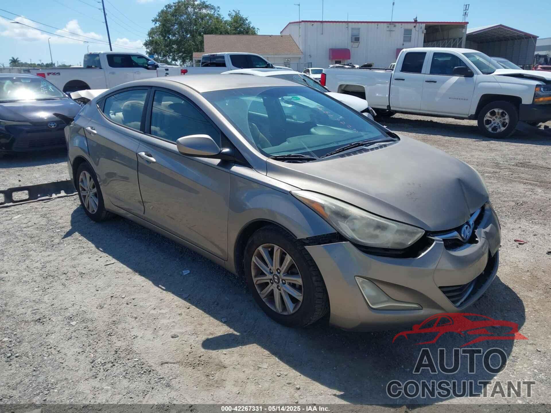 HYUNDAI ELANTRA 2014 - 5NPDH4AE8EH482237