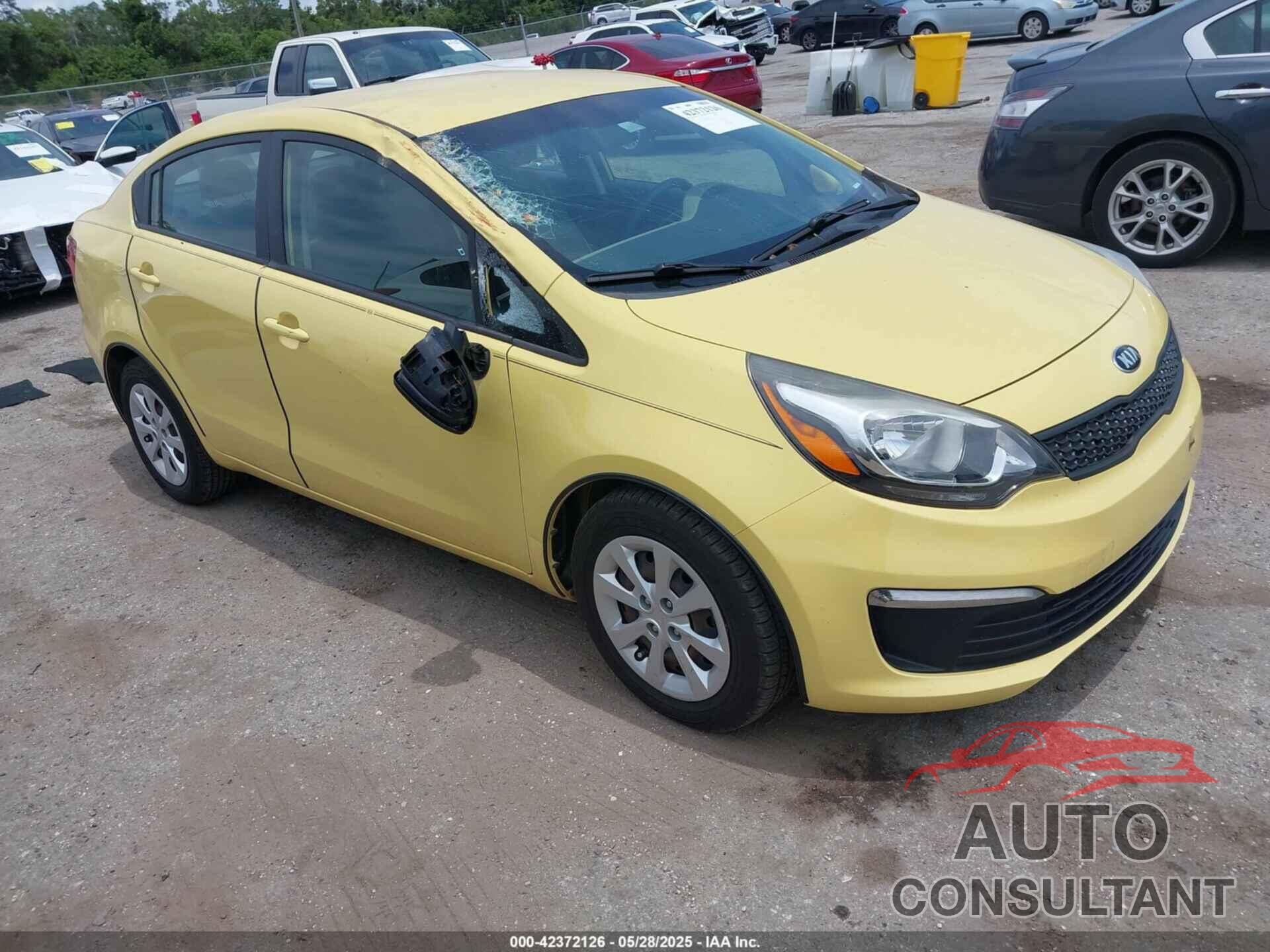 KIA RIO 2016 - KNADM4A36G6658609