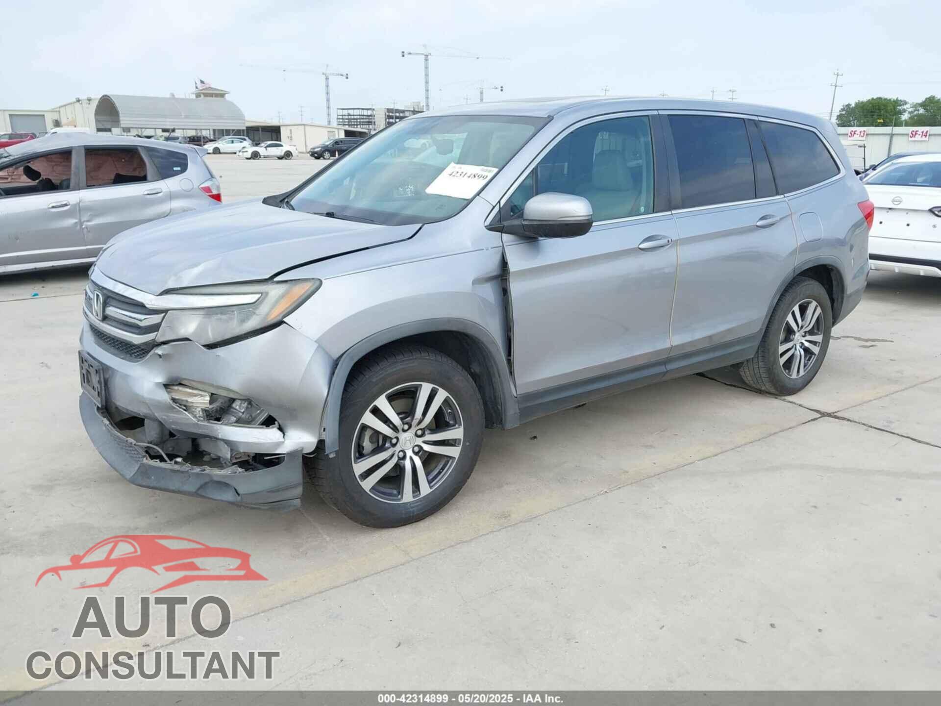 HONDA PILOT 2016 - 5FNYF5H84GB005299