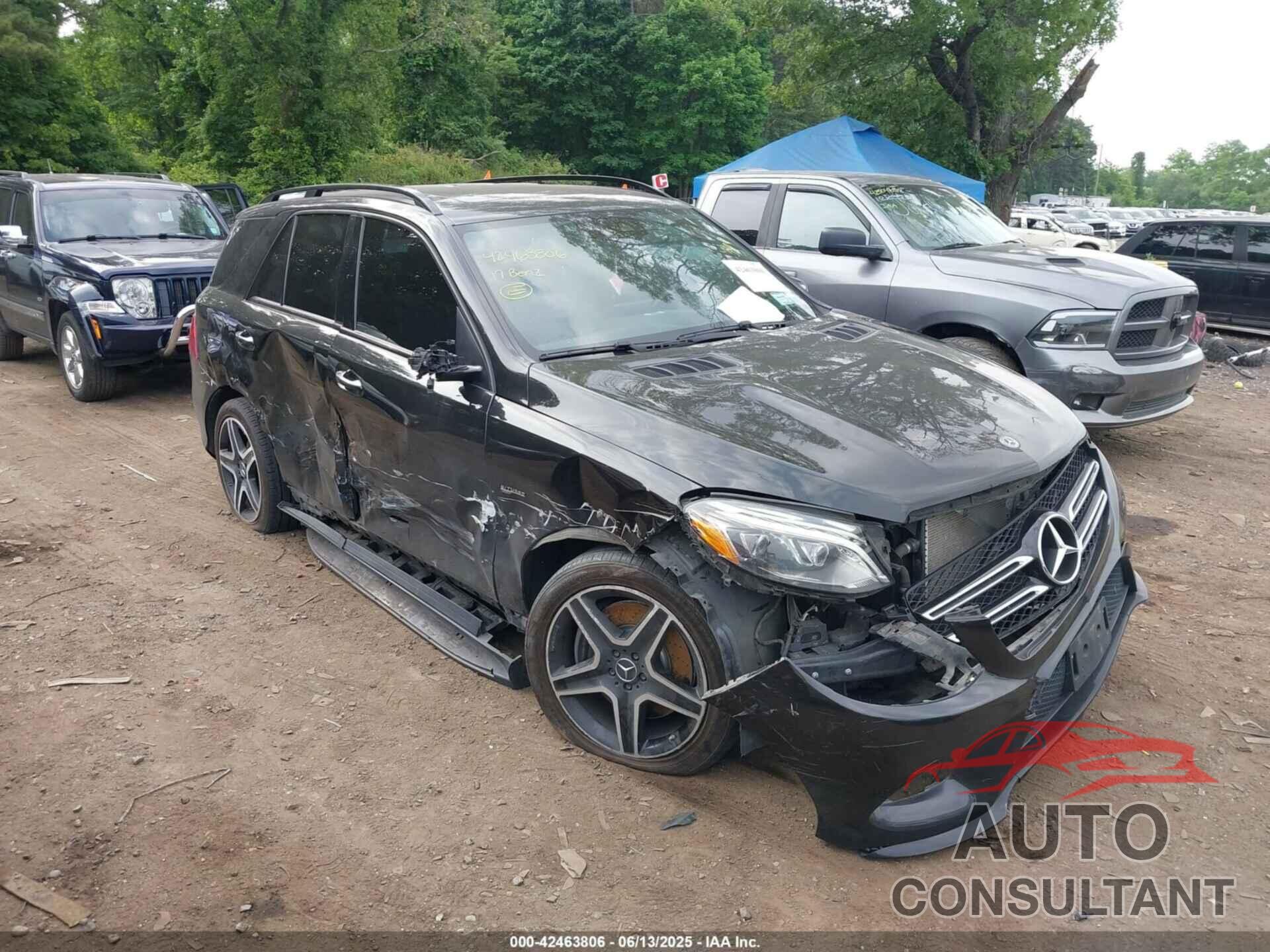 MERCEDES-BENZ AMG GLE 43 2017 - 4JGDA6EB6HA959190