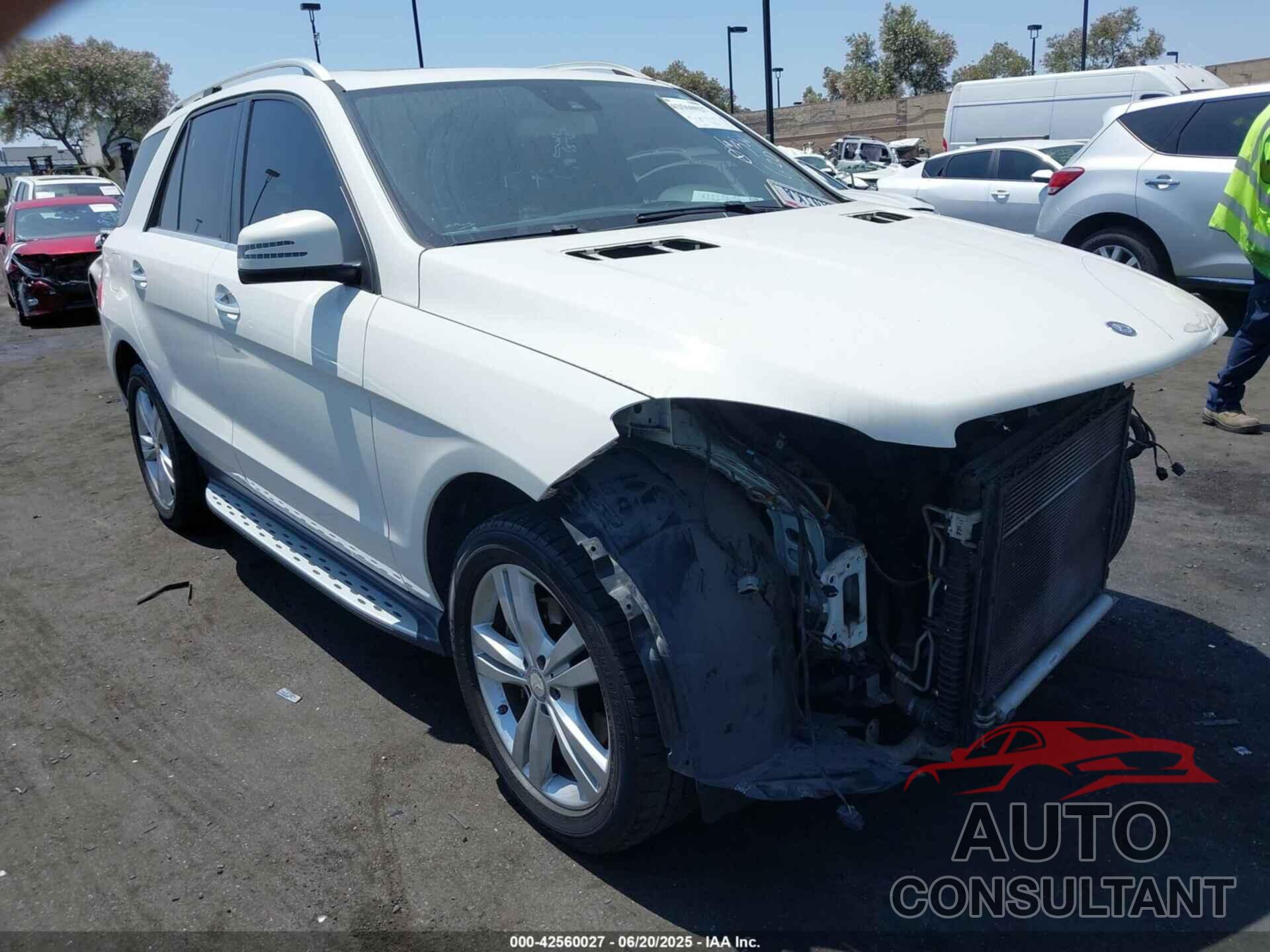 MERCEDES-BENZ ML 350 2013 - 4JGDA5JB3DA202032