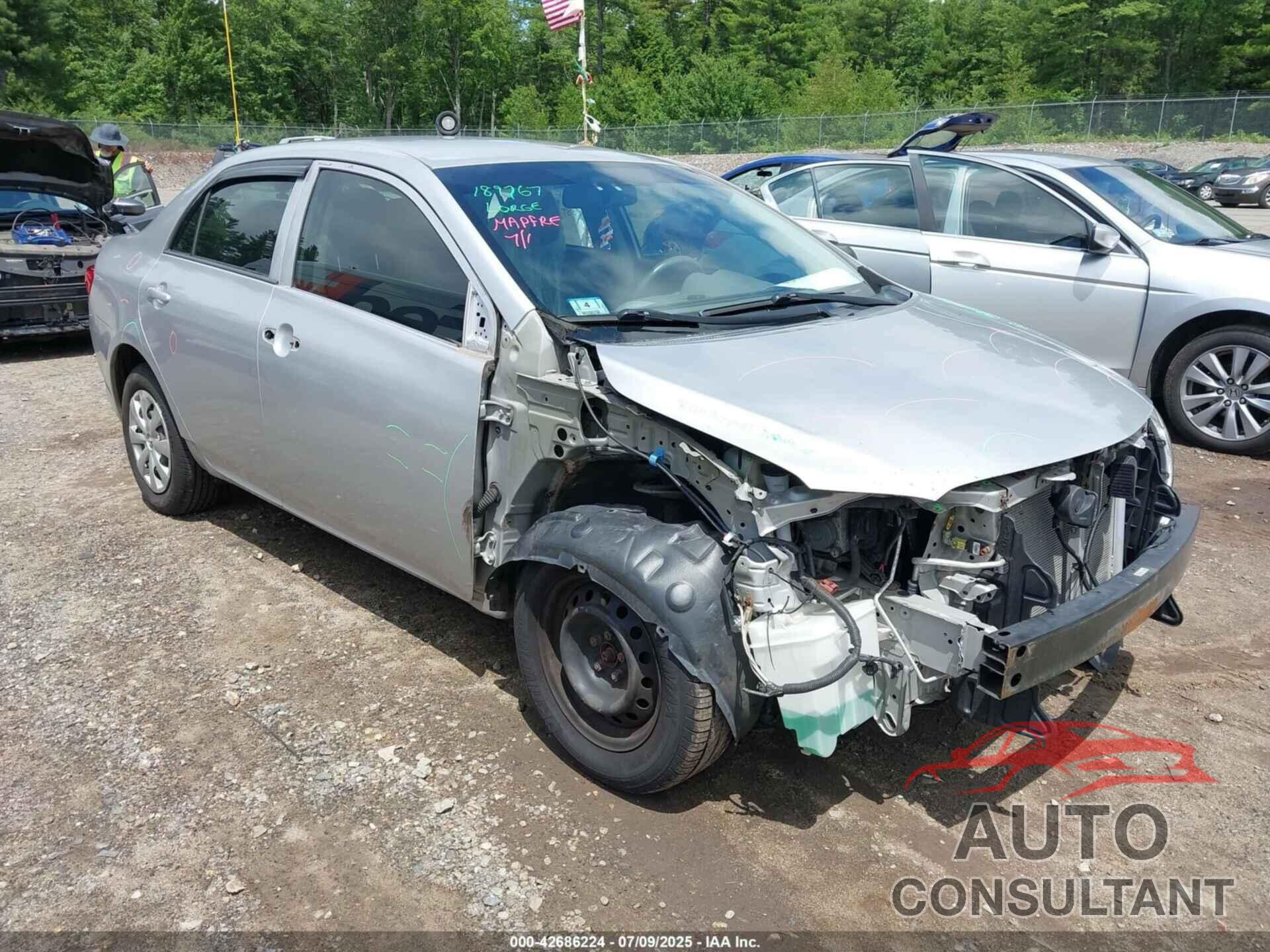TOYOTA COROLLA 2010 - 1NXBU4EE0AZ192843