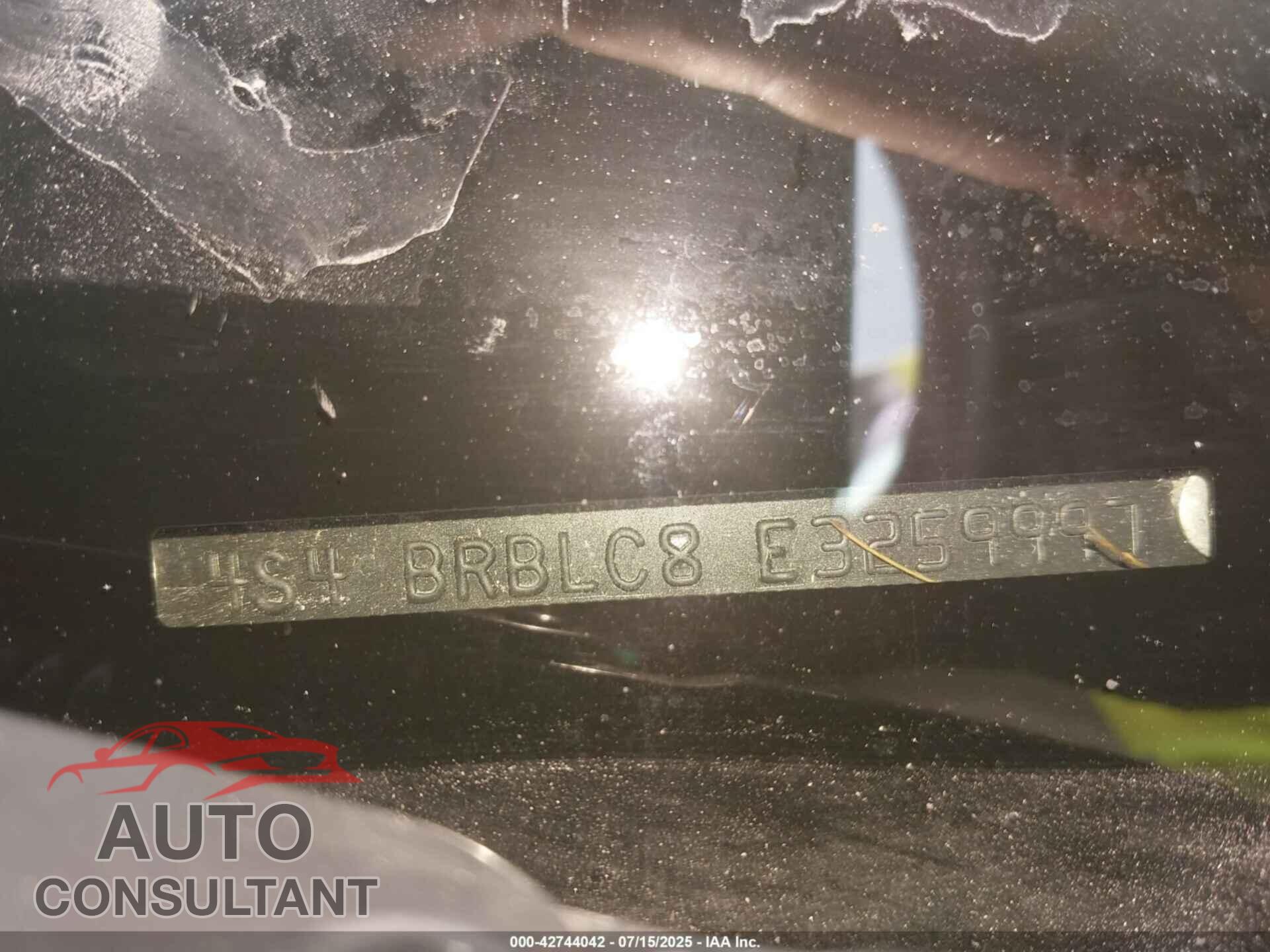 SUBARU OUTBACK 2014 - 4S4BRBLC8E3259997