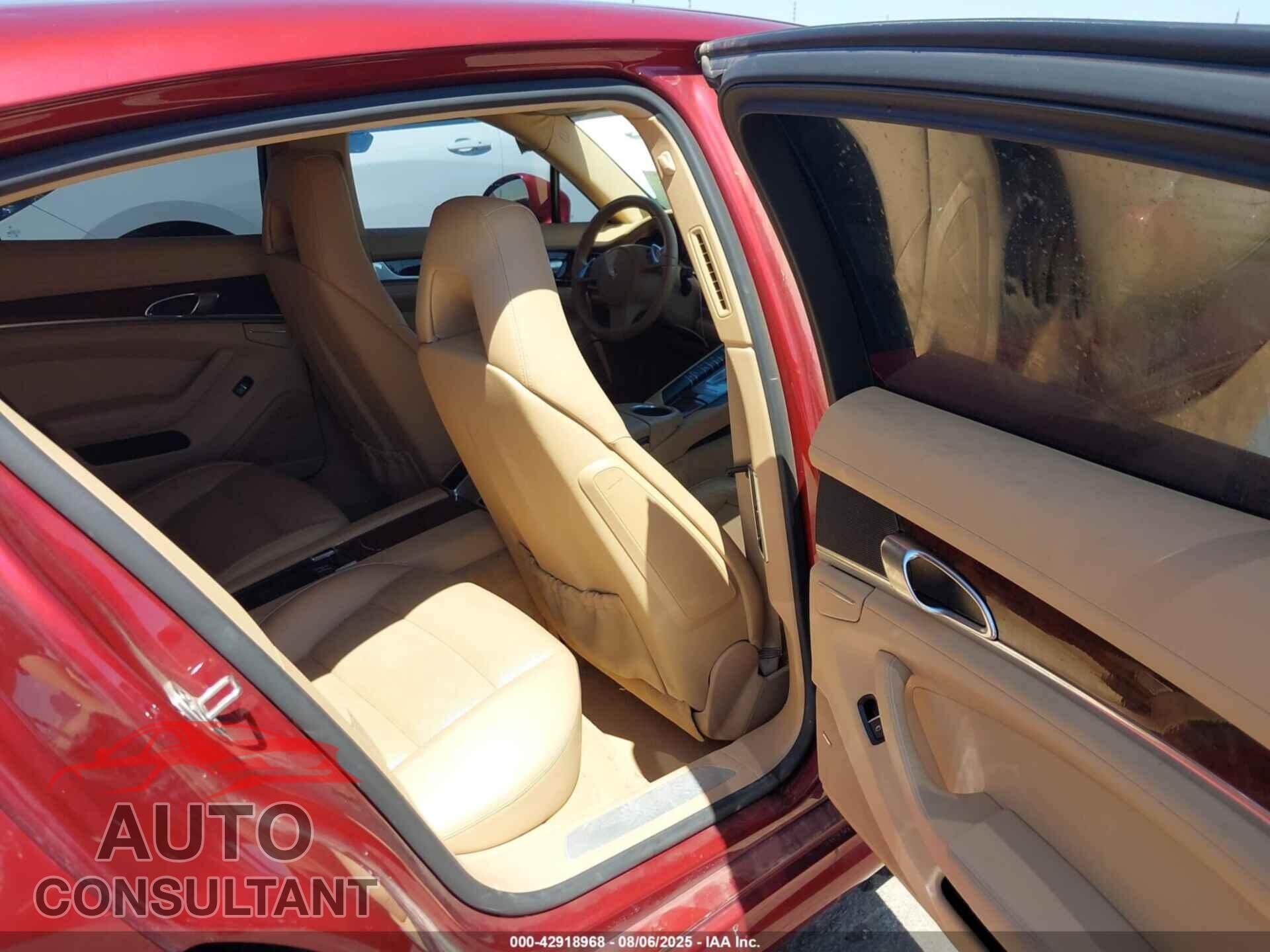 PORSCHE PANAMERA 2012 - WP0AA2A71CL072322