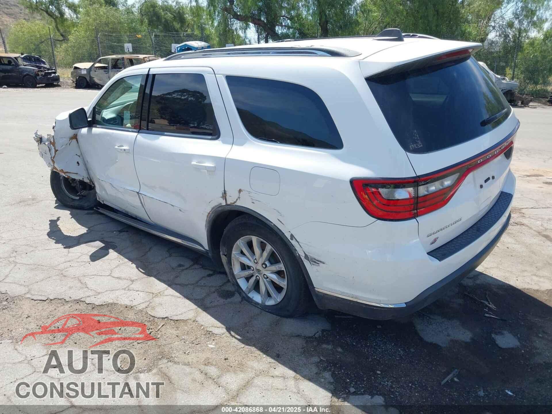 DODGE DURANGO 2022 - 1C4RDJAG5NC228434