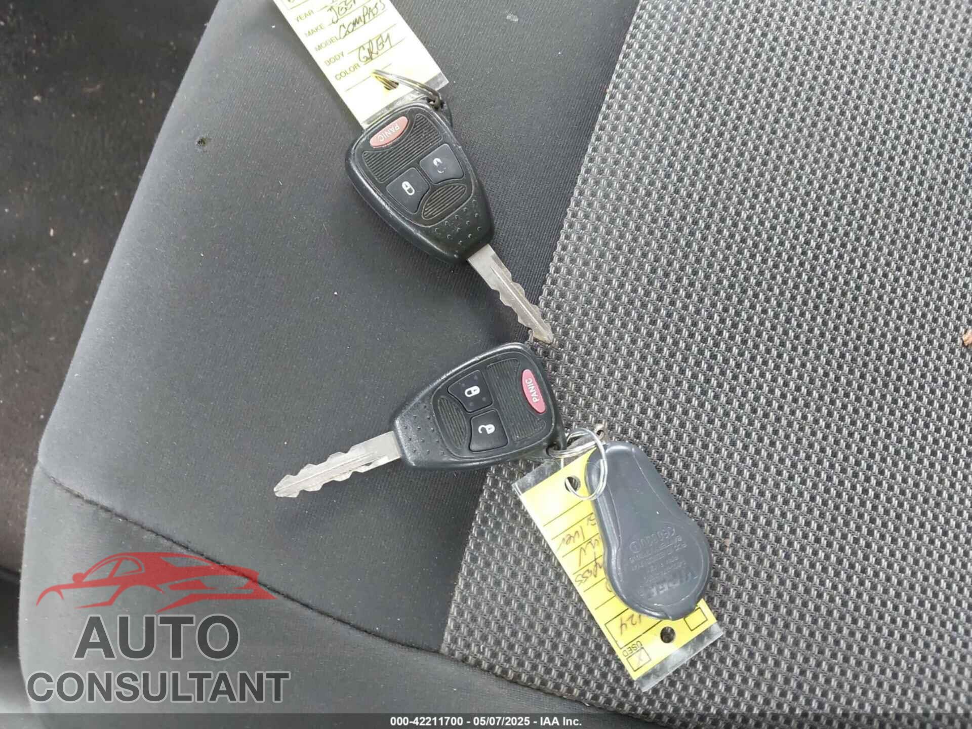 JEEP COMPASS 2012 - 1C4NJCBA5CD622424